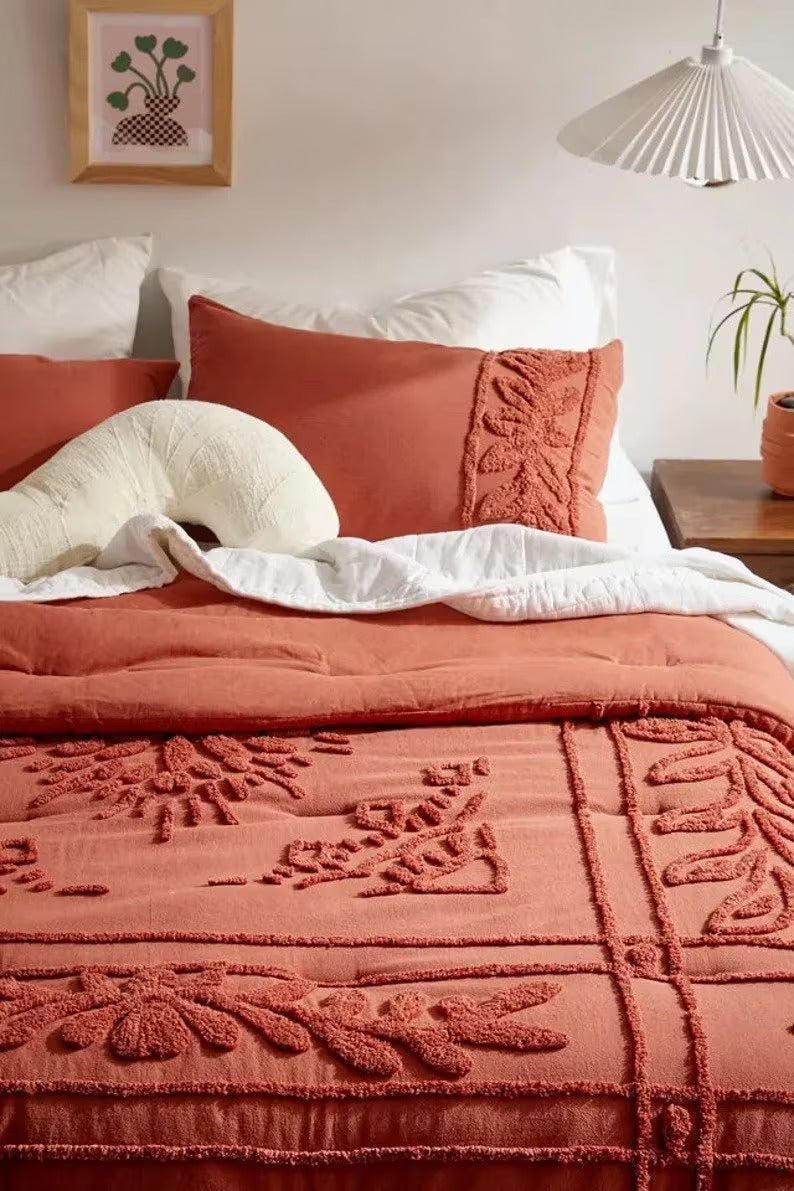 King/Queen/Twin Size Cotton Duvet Cover Set