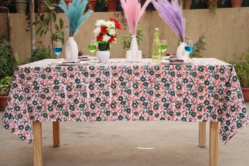 Floral Dinning Tablecloth