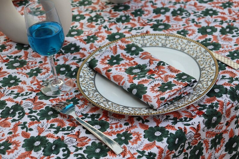 Floral Dinning Tablecloth