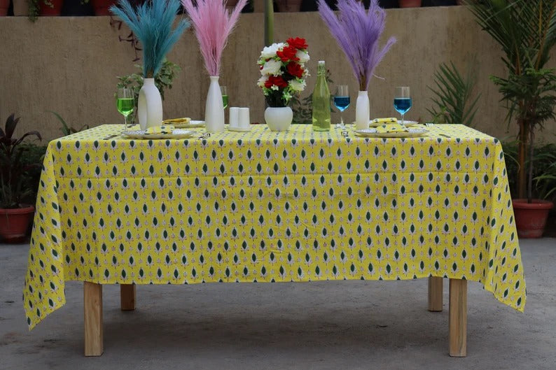 8 seater French Tablecloth Dining Tablecloth