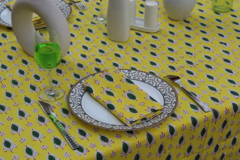 8 seater French Tablecloth Dining Tablecloth