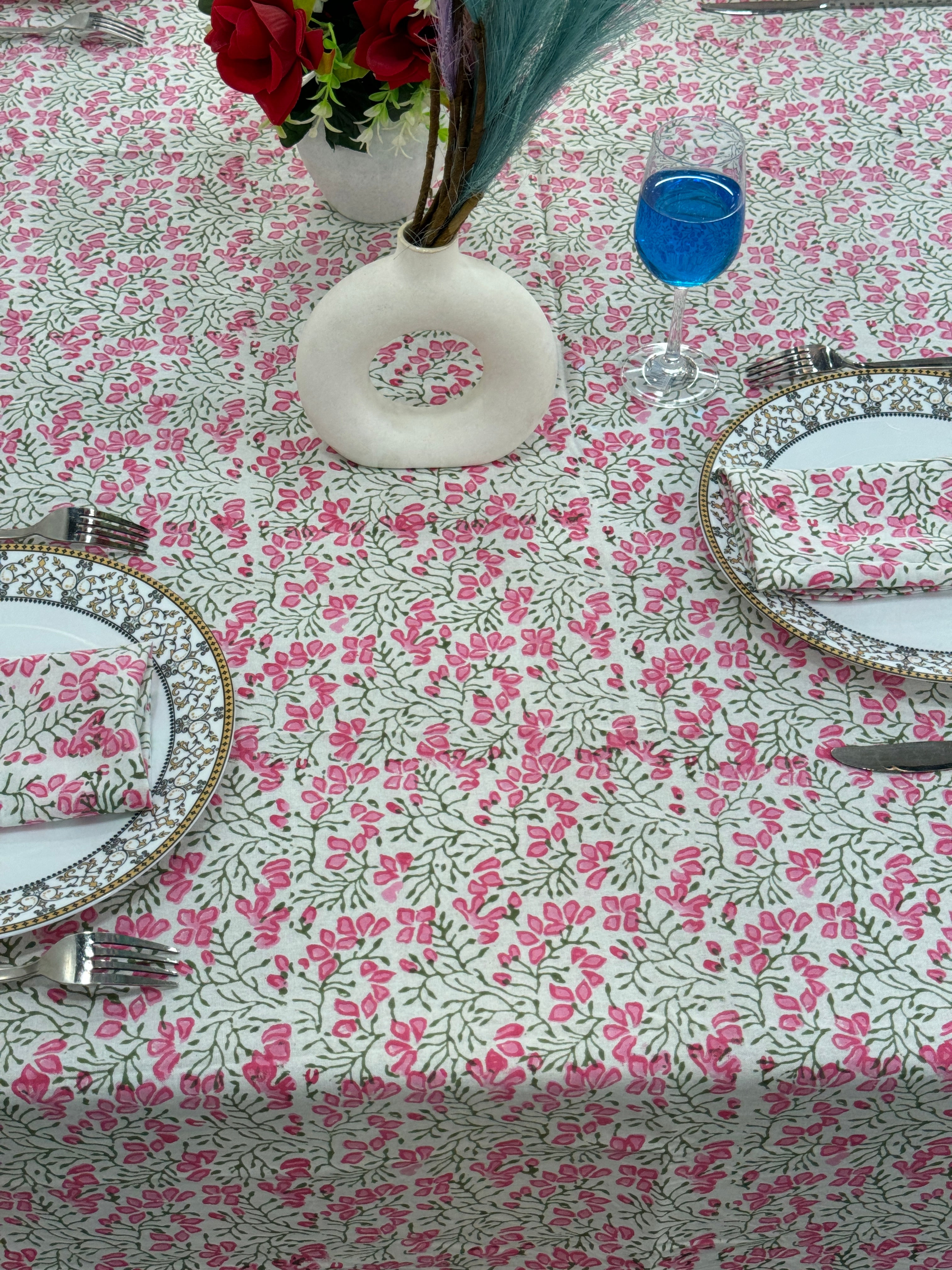 Hand Block Printed Tablecloth