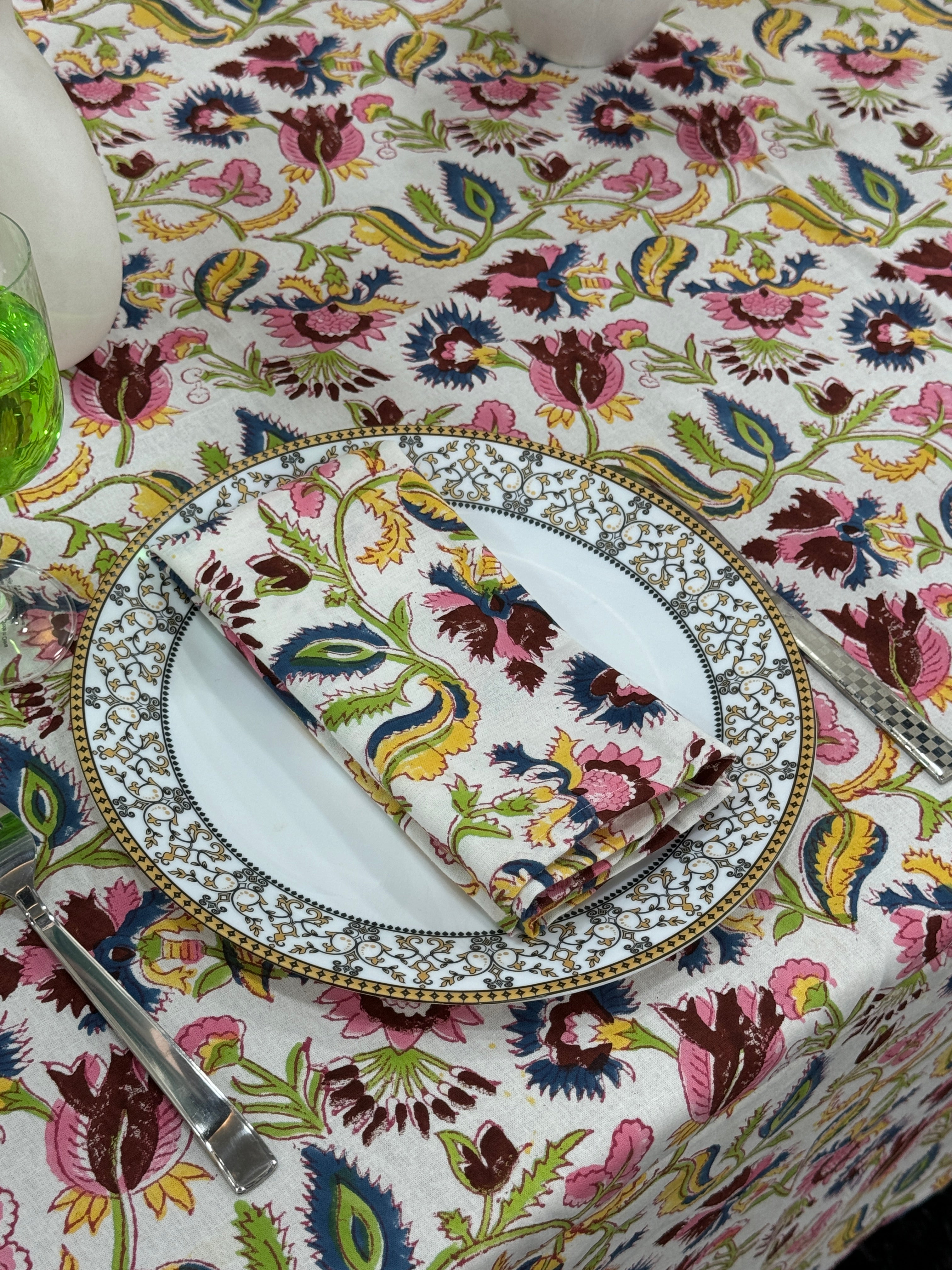 4 Seater French Tablecloth