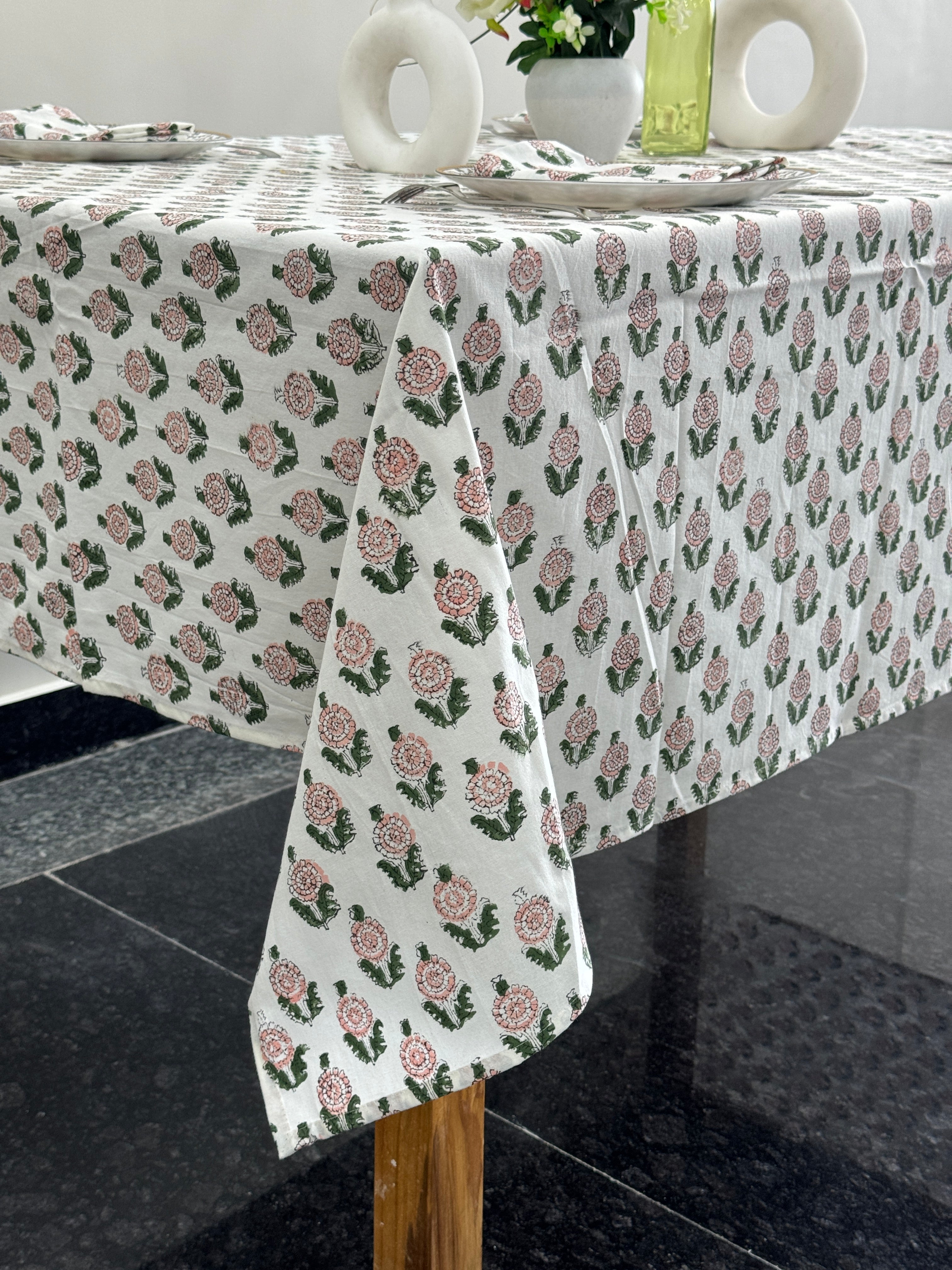 60x90 Cotton Printed Tablecloth
