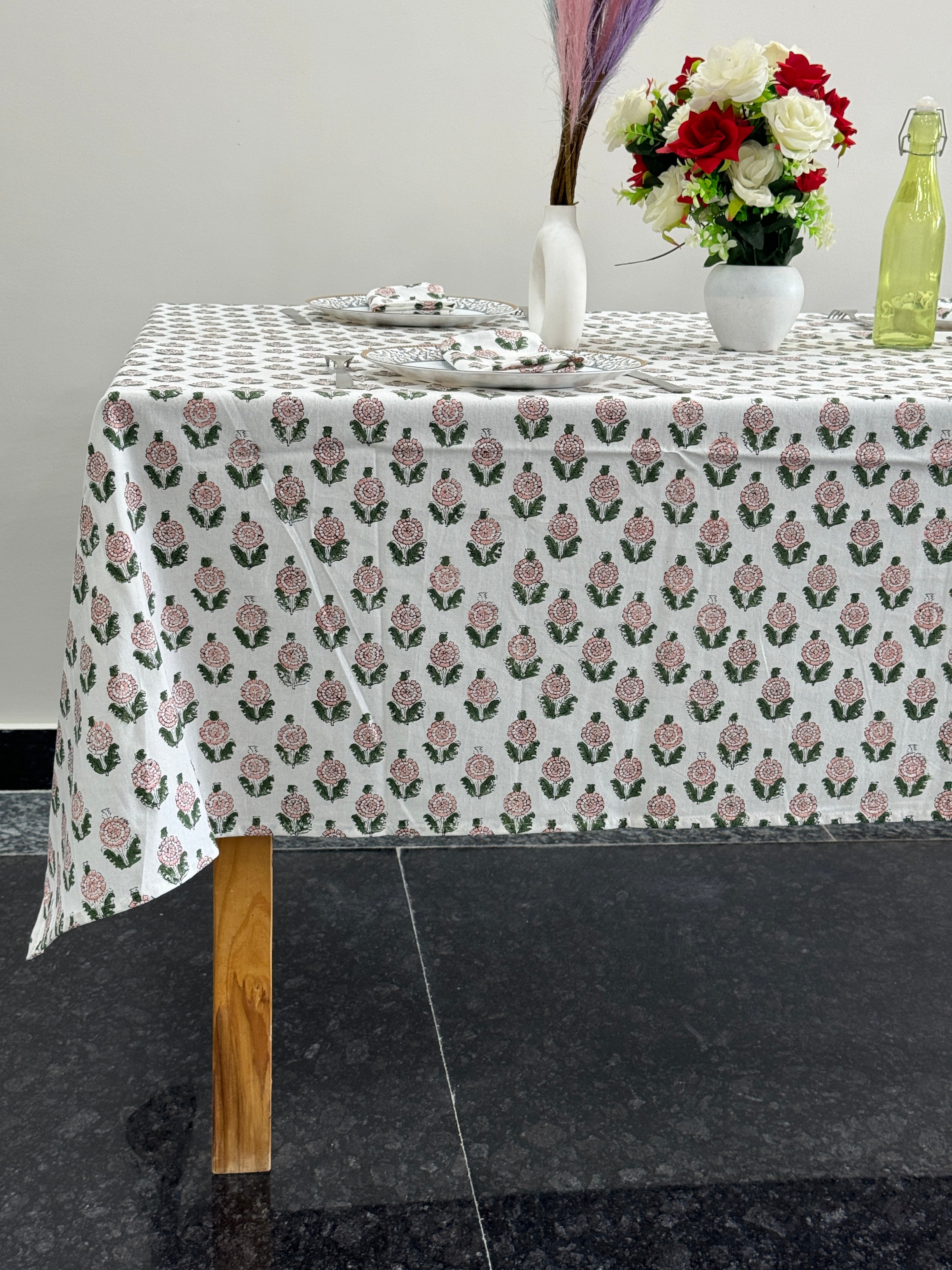 60x90 Cotton Printed Tablecloth