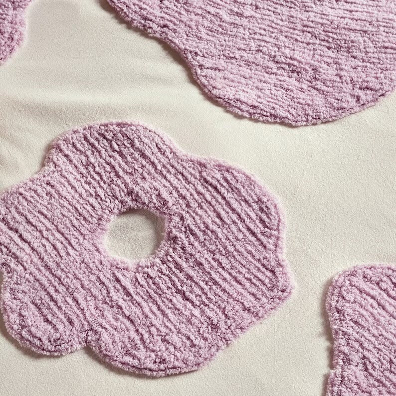 3 PCS Floral Tufted Duvet Cover Set