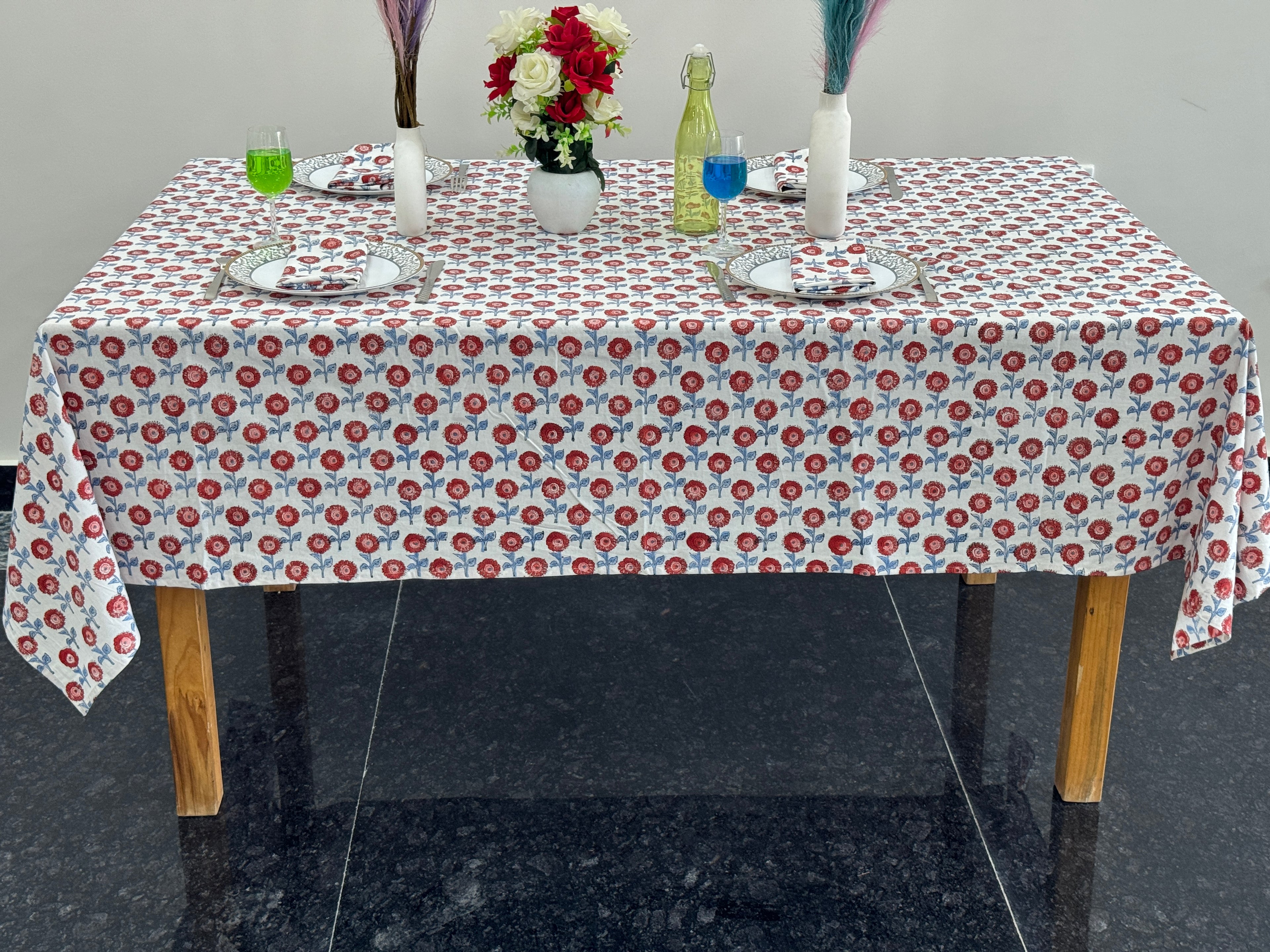 Block Print Tablecloth Square/Rectangle