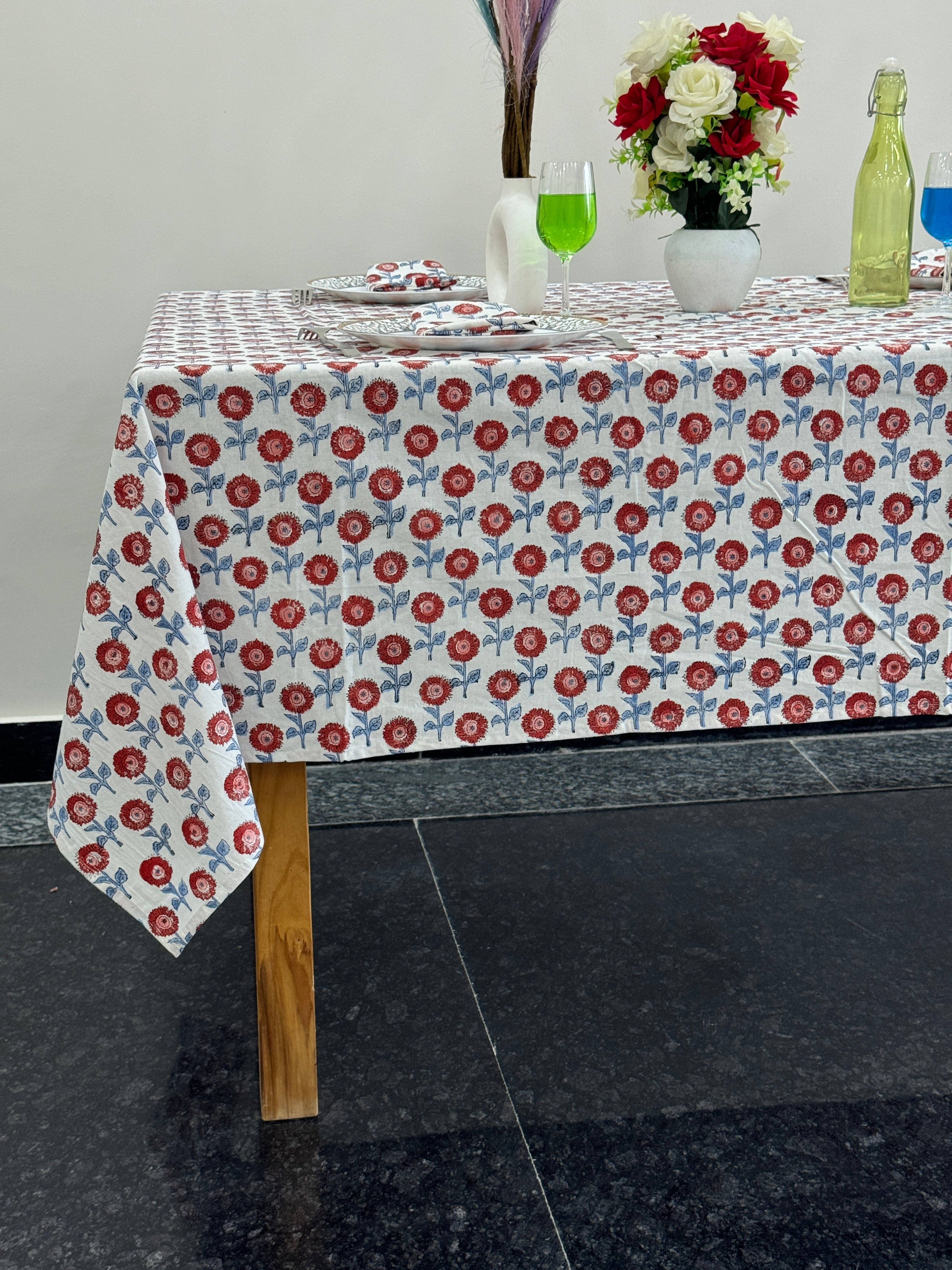 Block Print Tablecloth Square/Rectangle