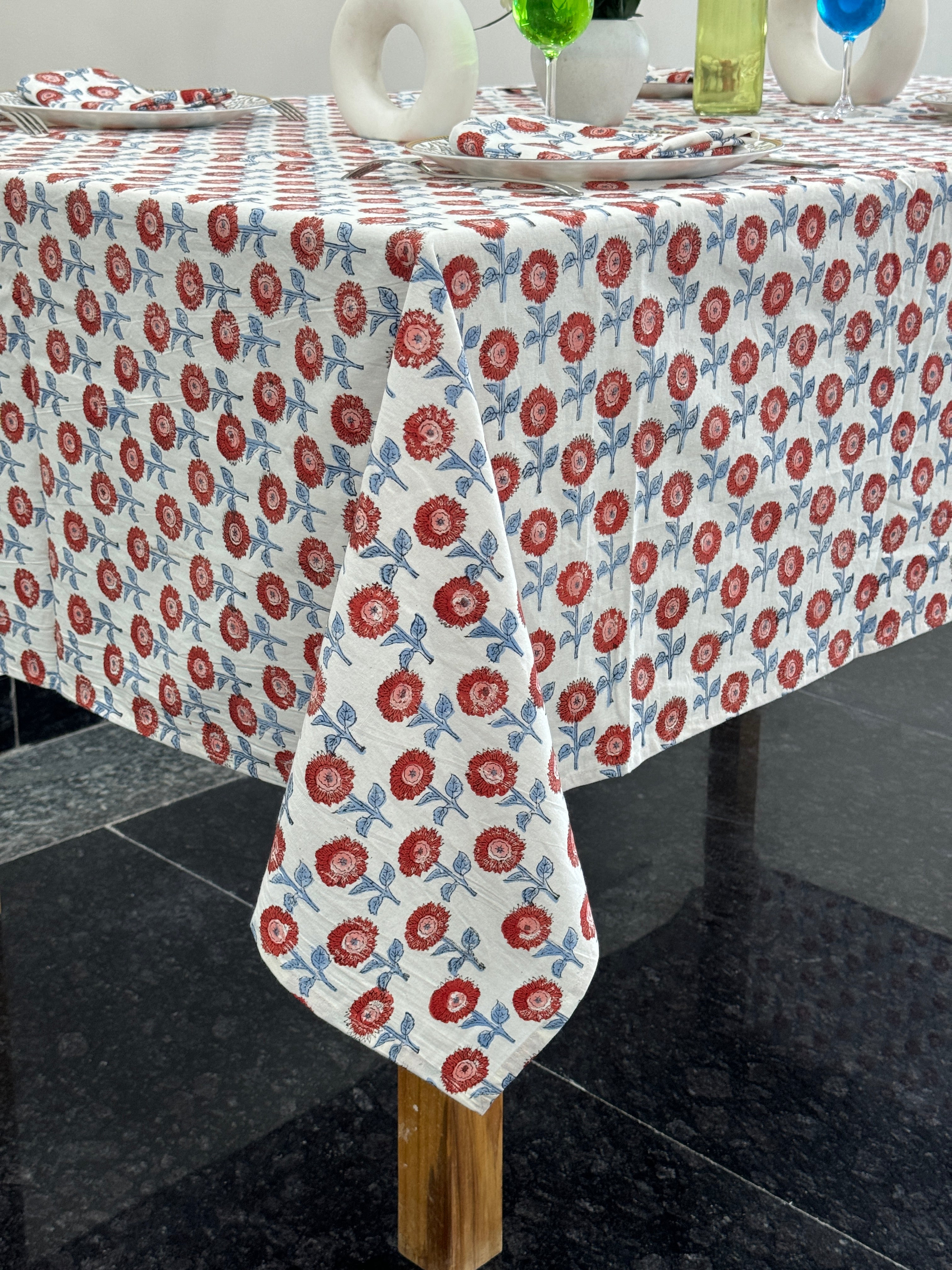 Block Print Tablecloth Square/Rectangle