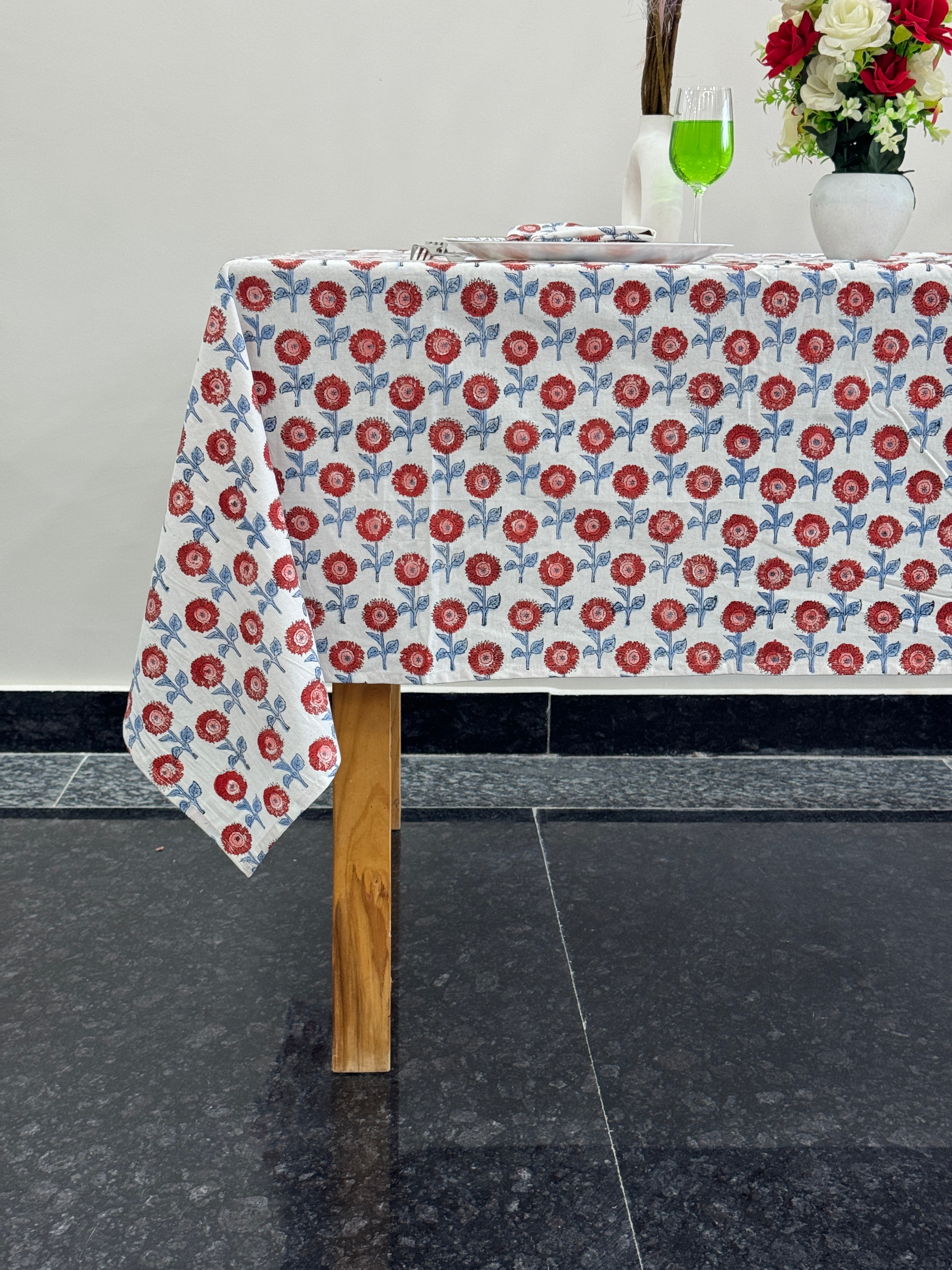 Block Print Tablecloth Square/Rectangle