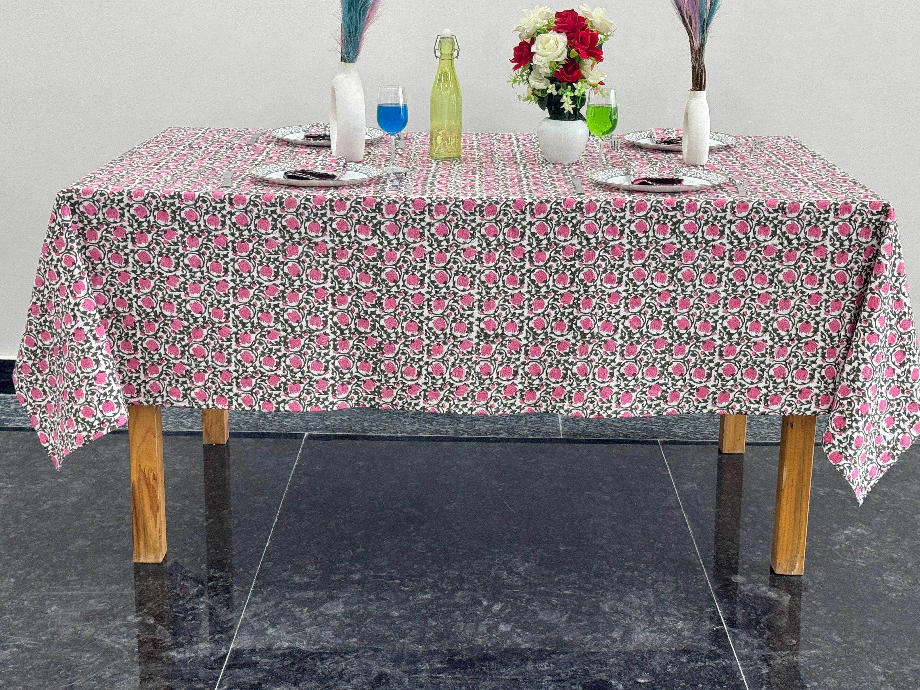 Block Print Cotton Tablecloth
