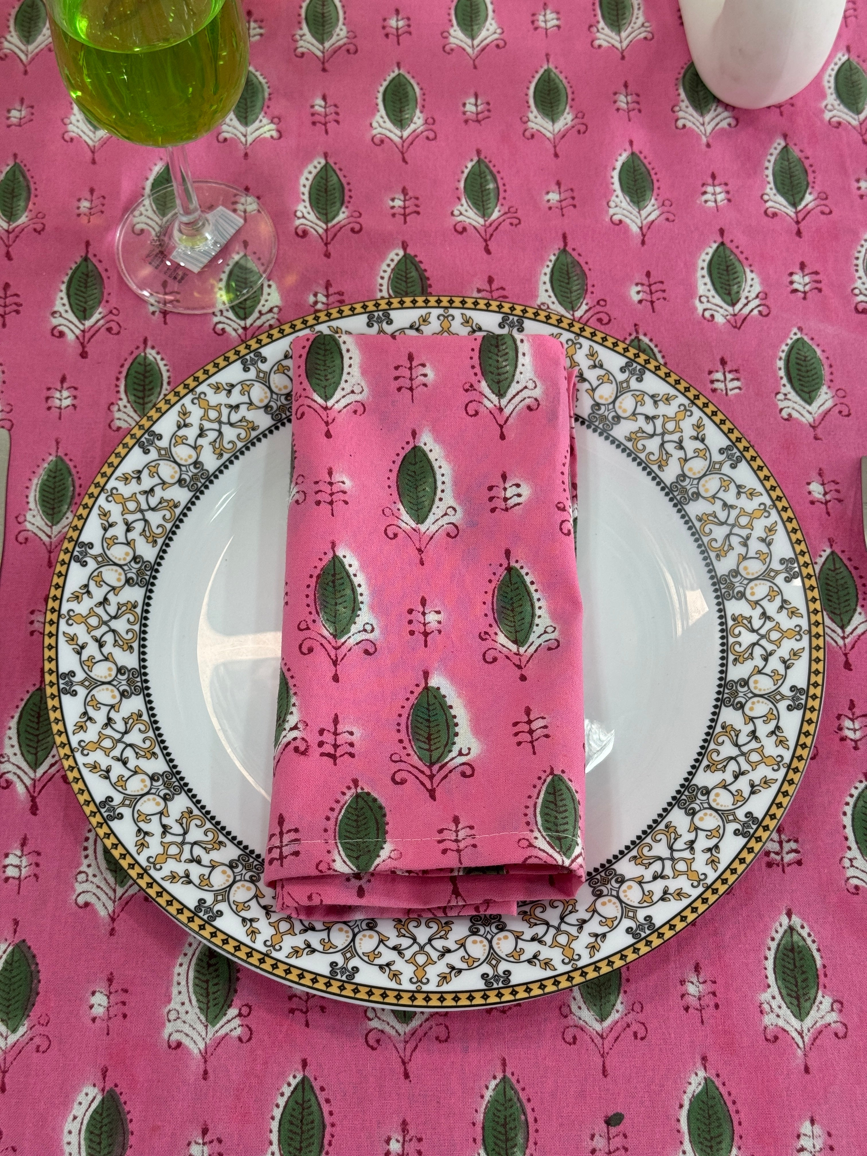 Table Cloth Runner Mats Napkins Set