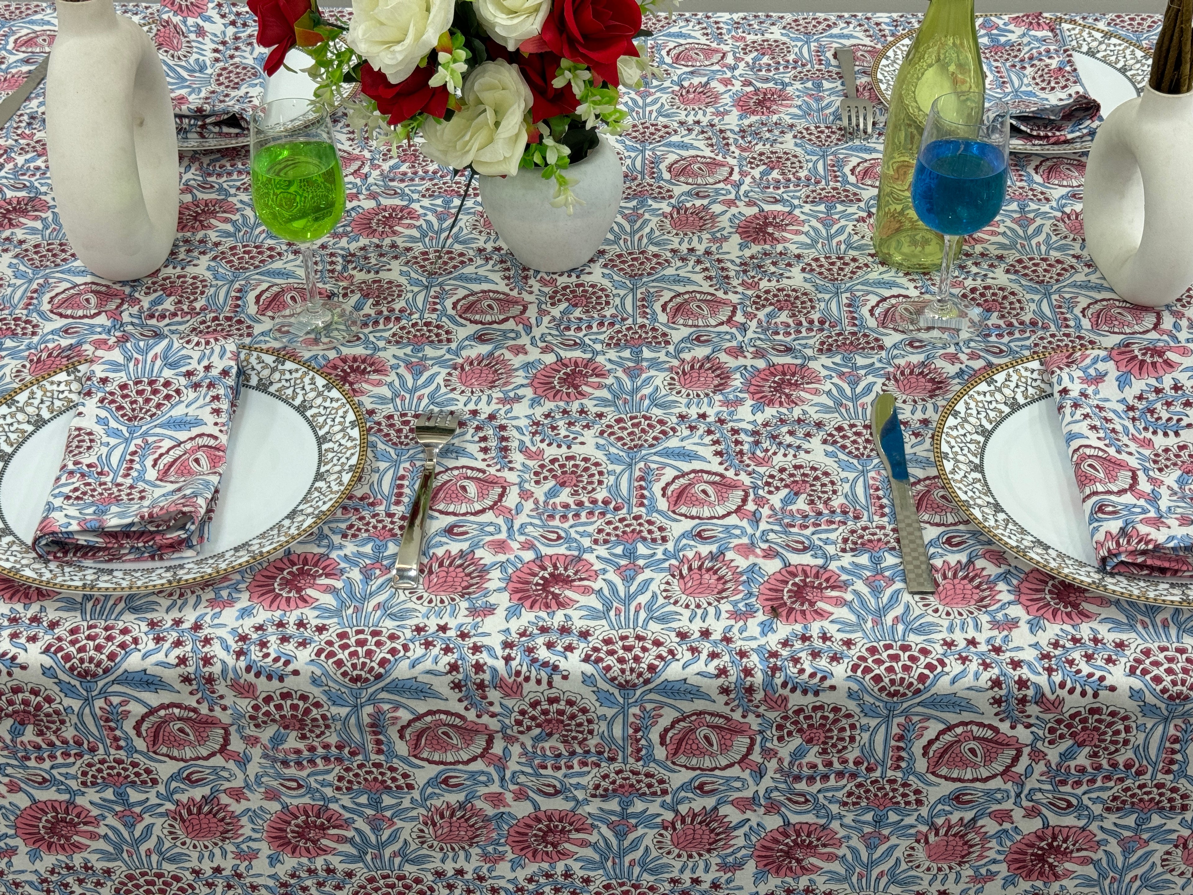 Dining Block Print Table Decor