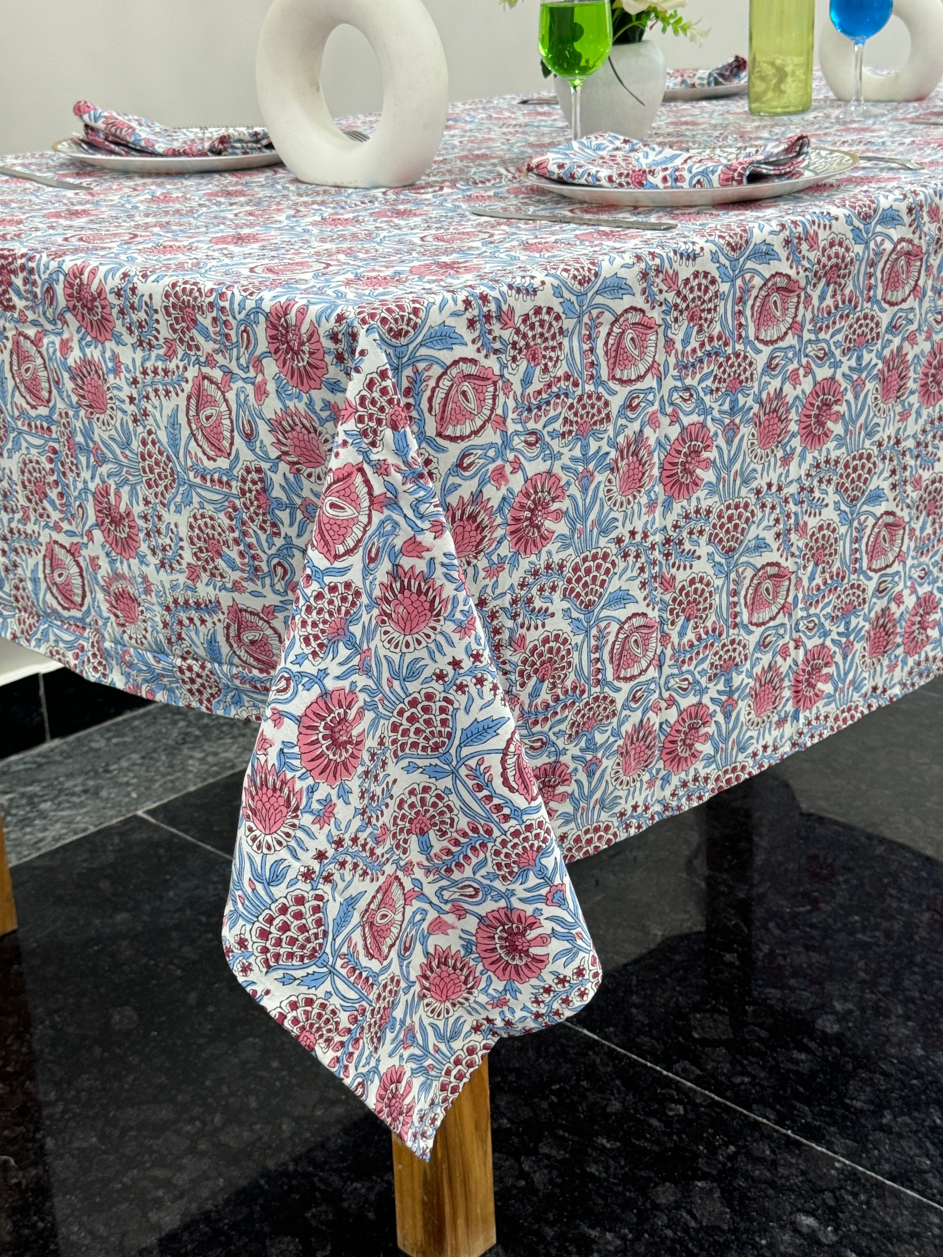 Dining Block Print Table Decor