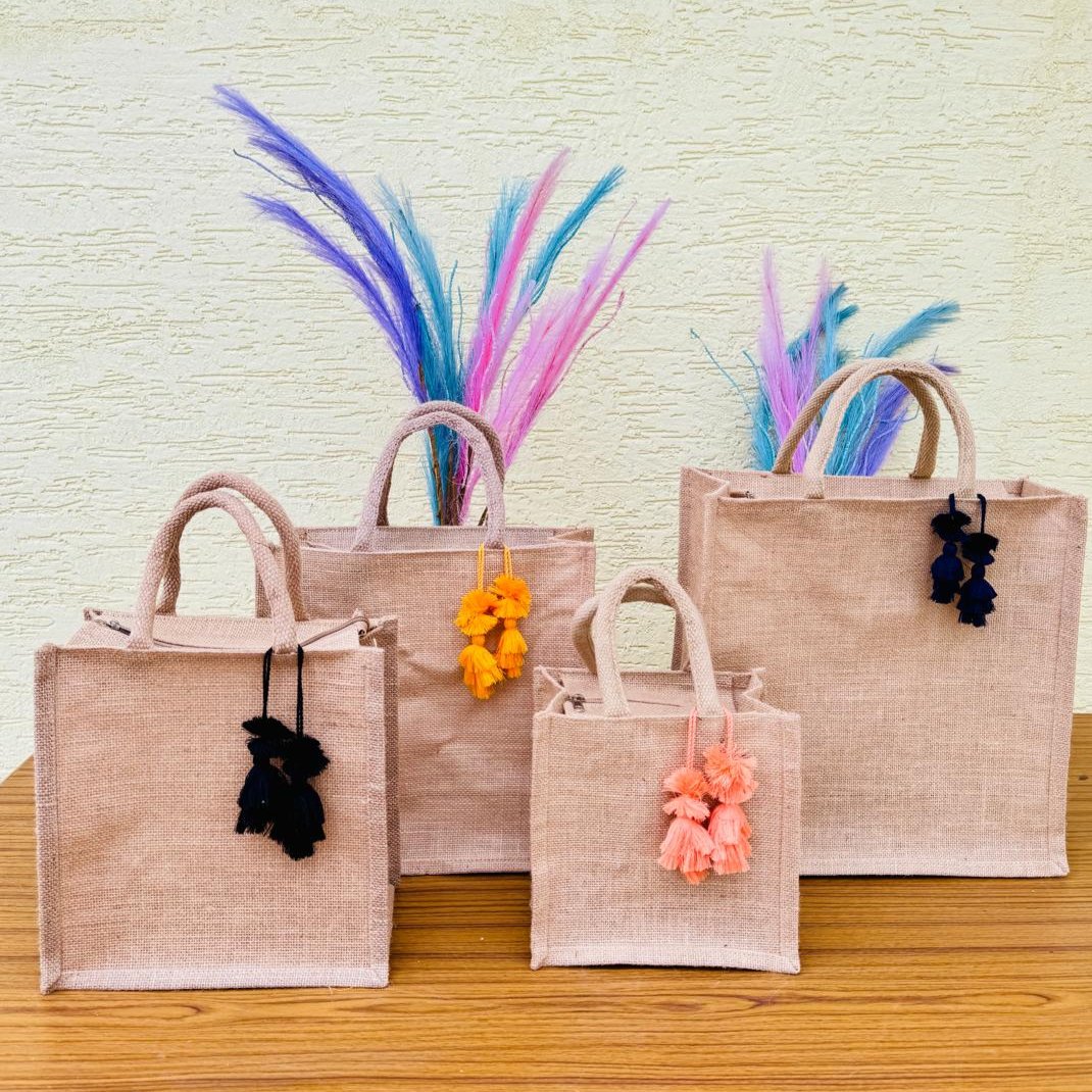 10 Small Jute Burlap Bags Wedding Welcome Bags Jute Bag Gift Bag P Handicraft Handloom