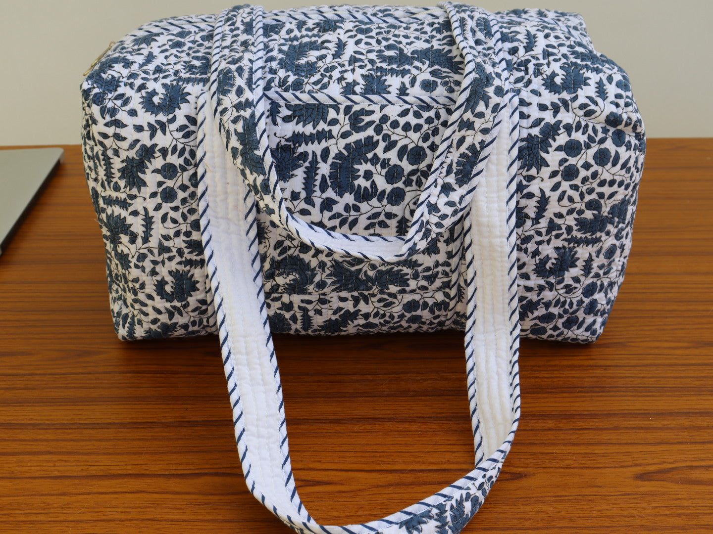 Cotton Quilted Overnight Bag