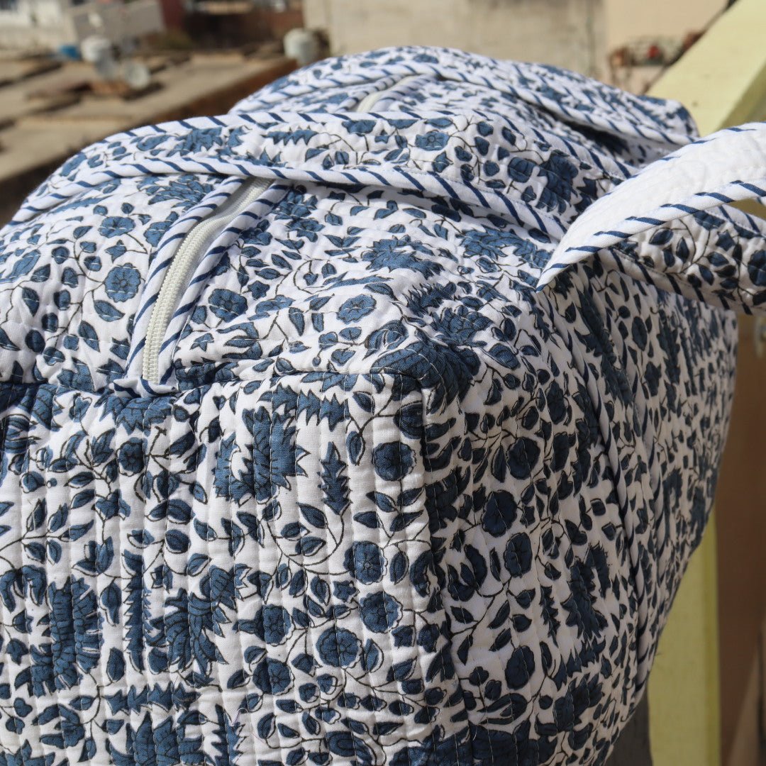 Cotton Quilted Overnight Bag