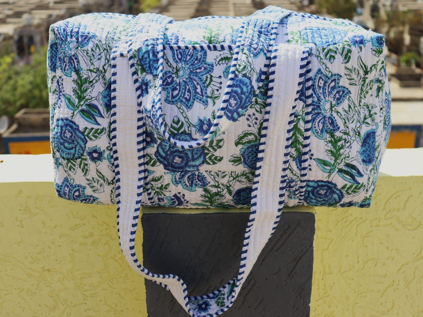 Handmade Tote Duffle Bag