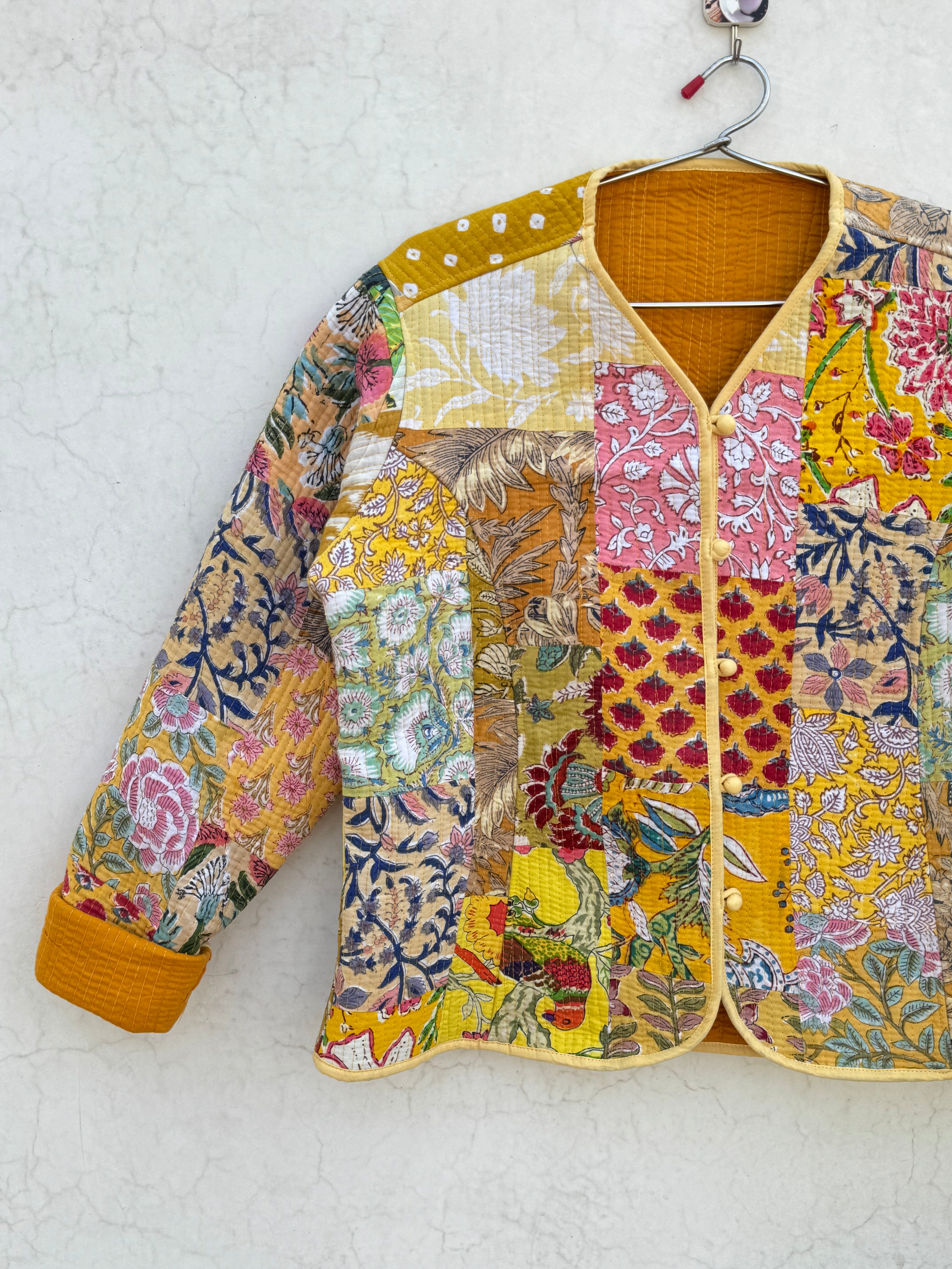 Quilted Patchwork Jacket