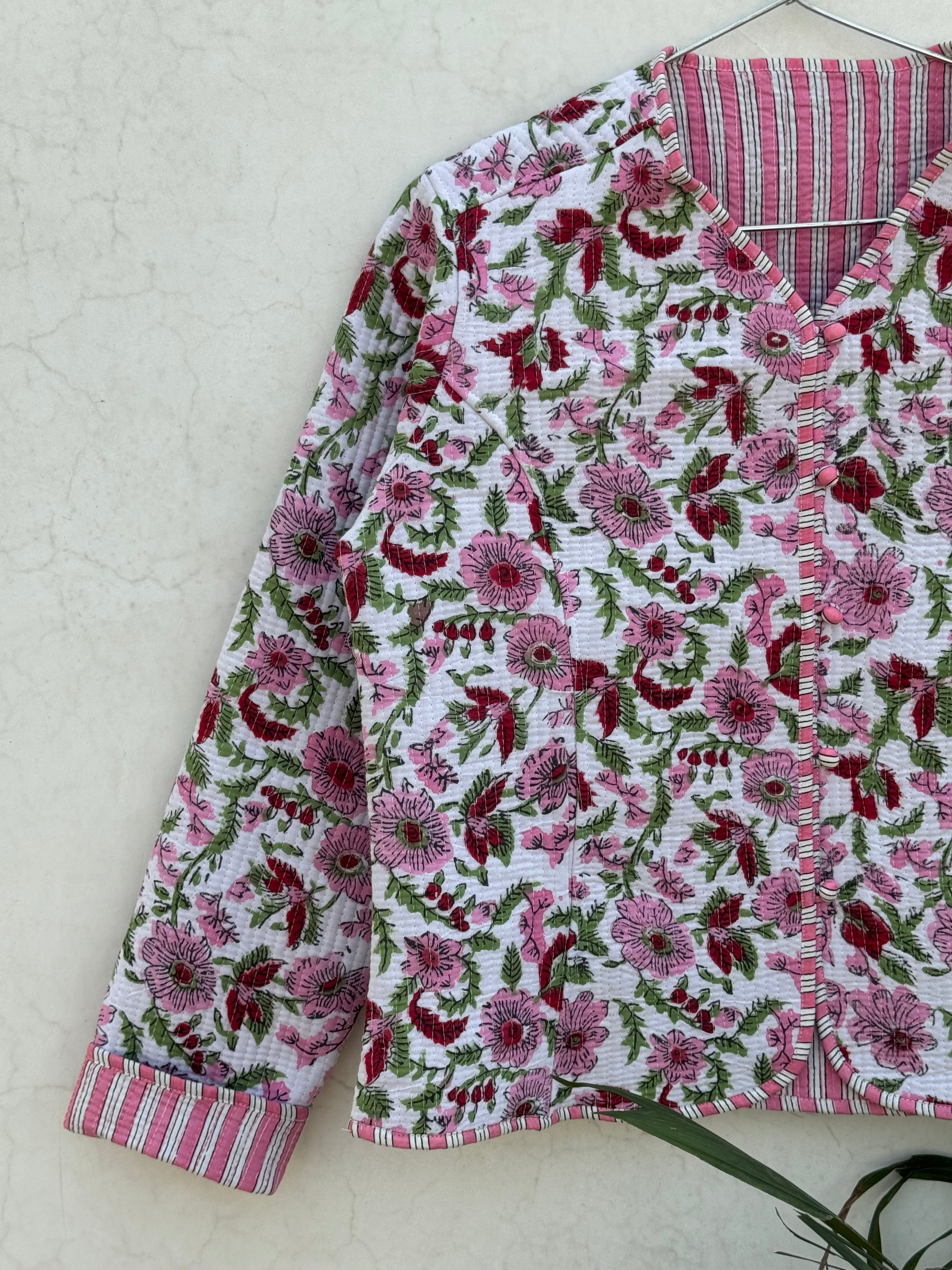 Block Print Women's Jacket