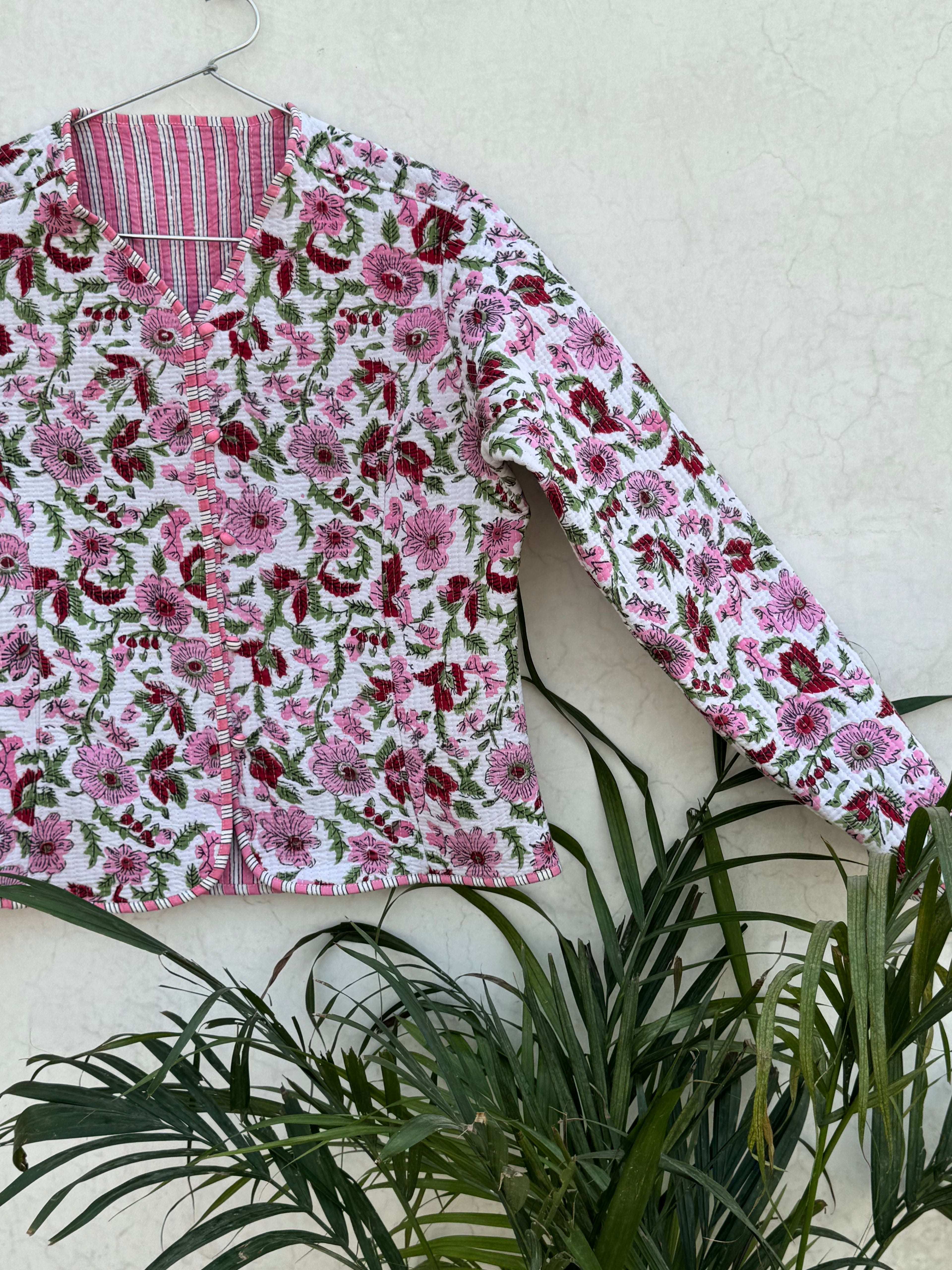 Block Print Women's Jacket