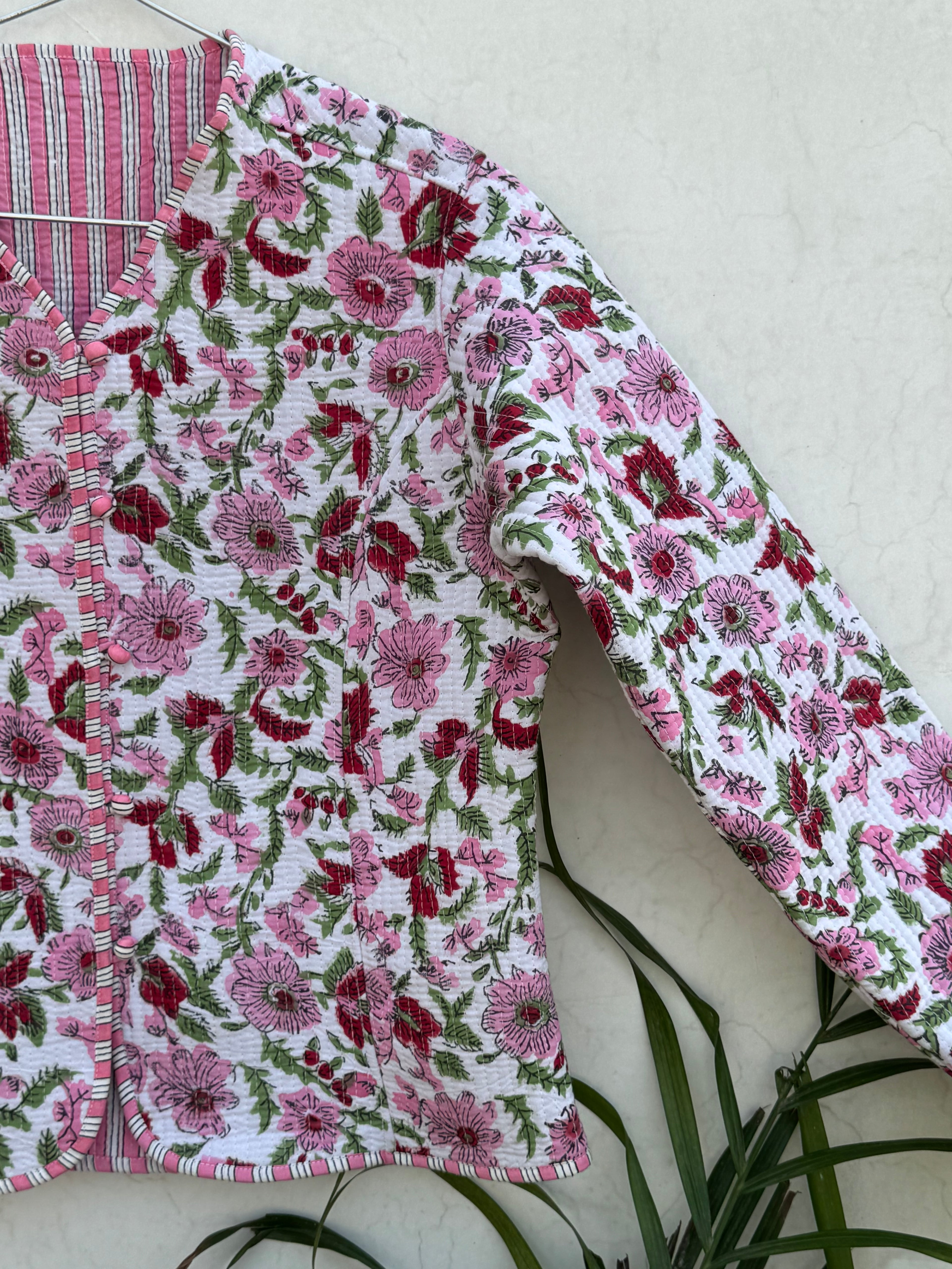 Block Print Women's Jacket