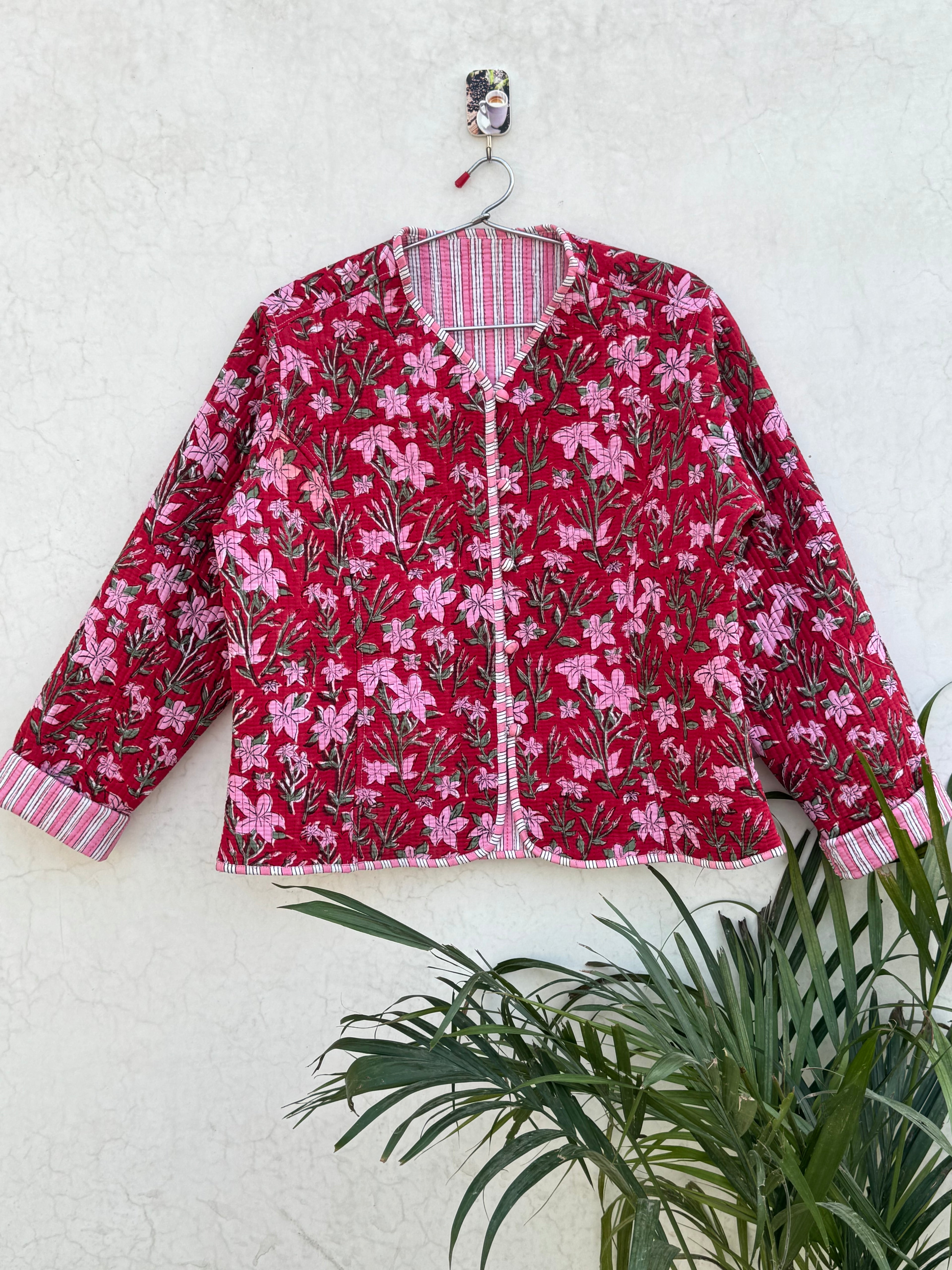 Boho Cotton Quilted Jacket