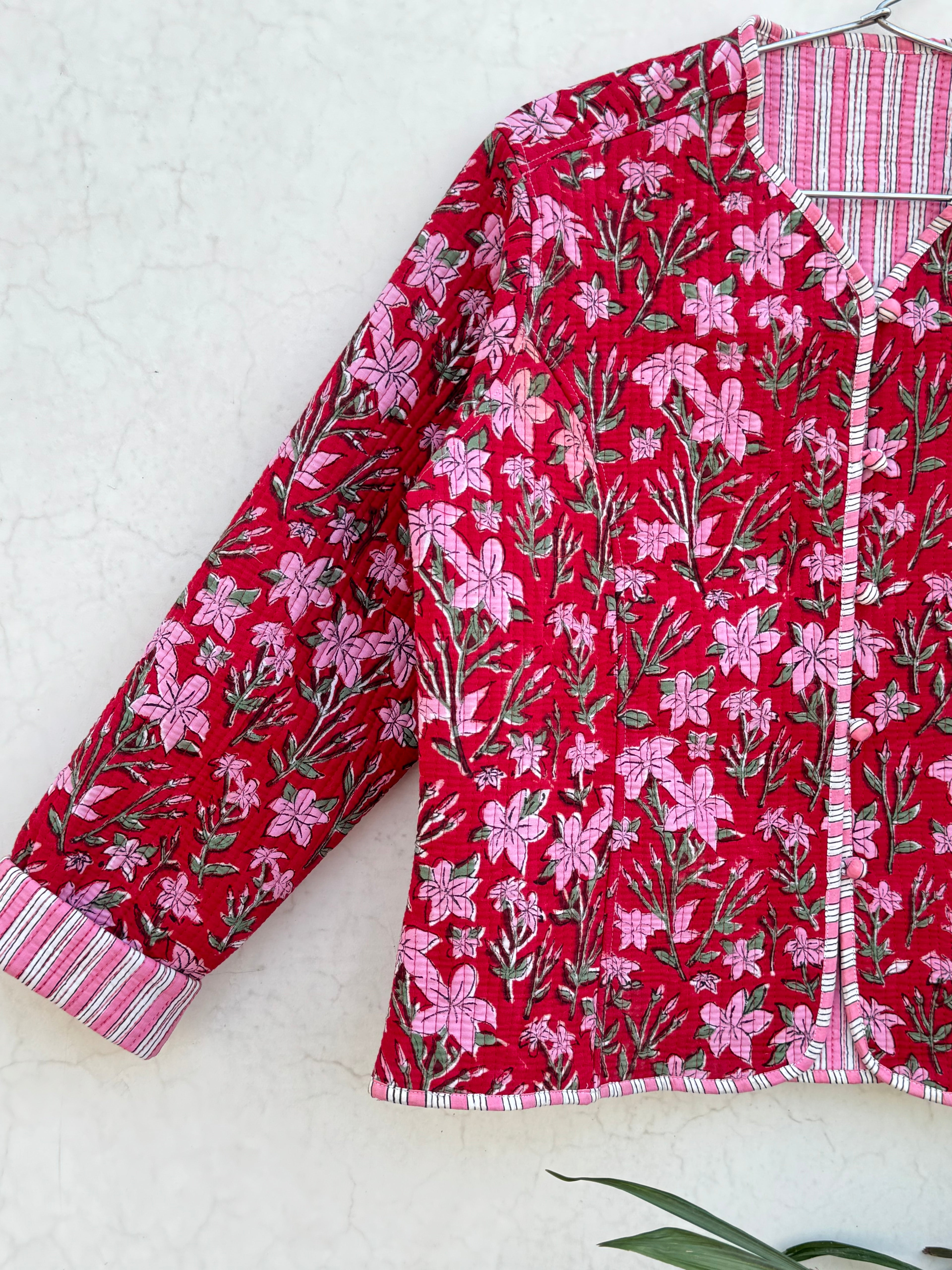 Boho Cotton Quilted Jacket