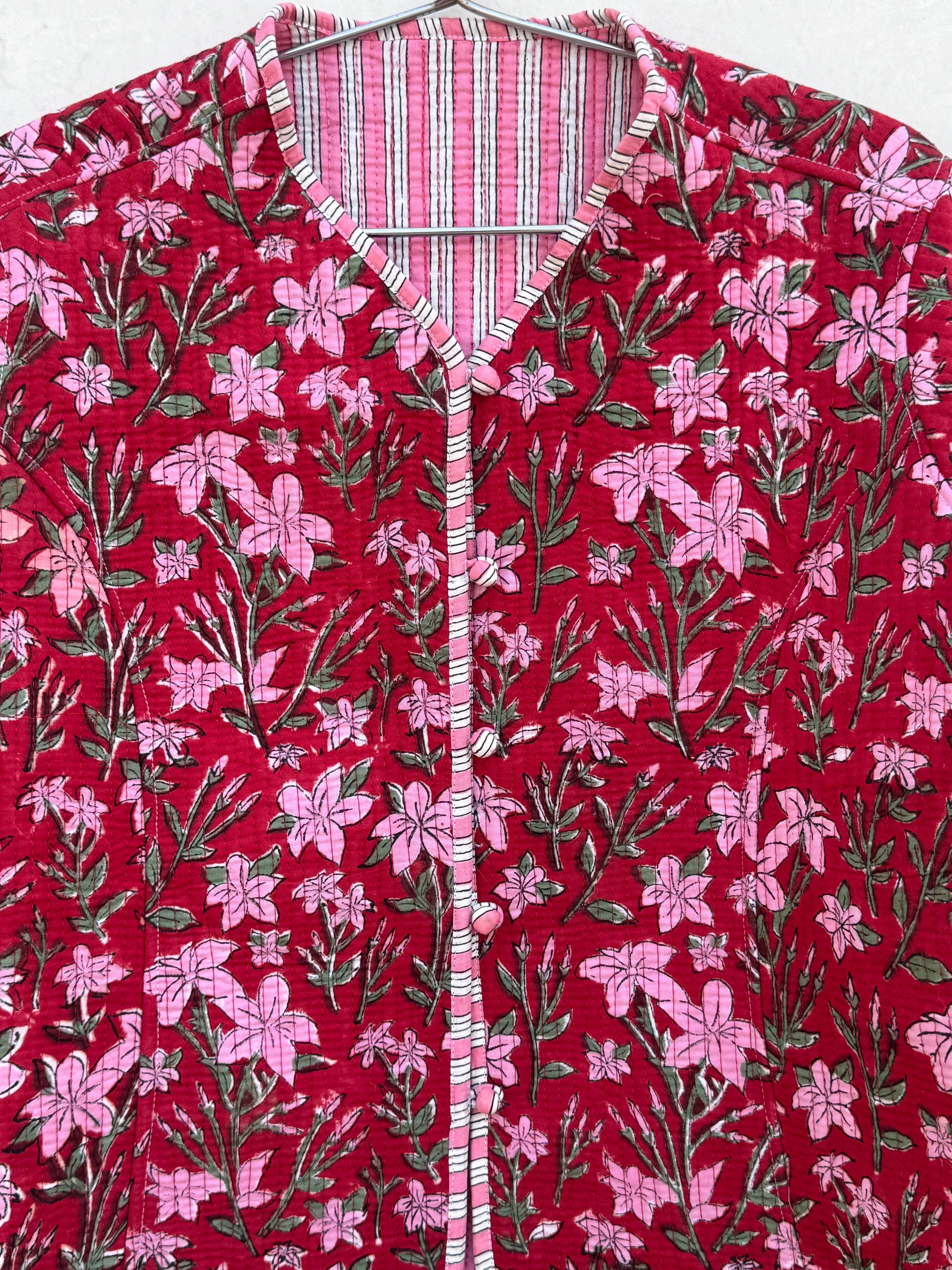 Boho Cotton Quilted Jacket