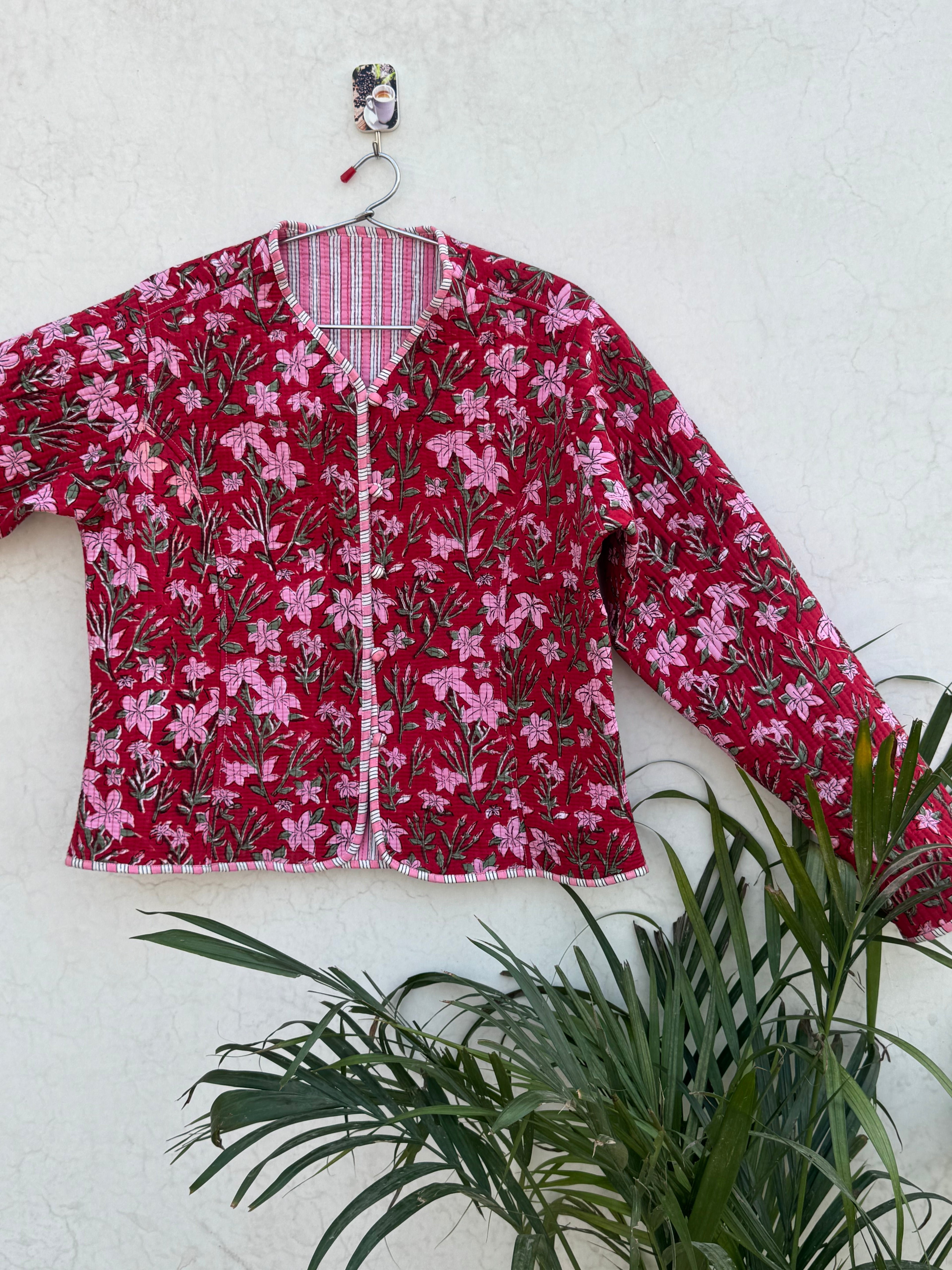 Boho Cotton Quilted Jacket