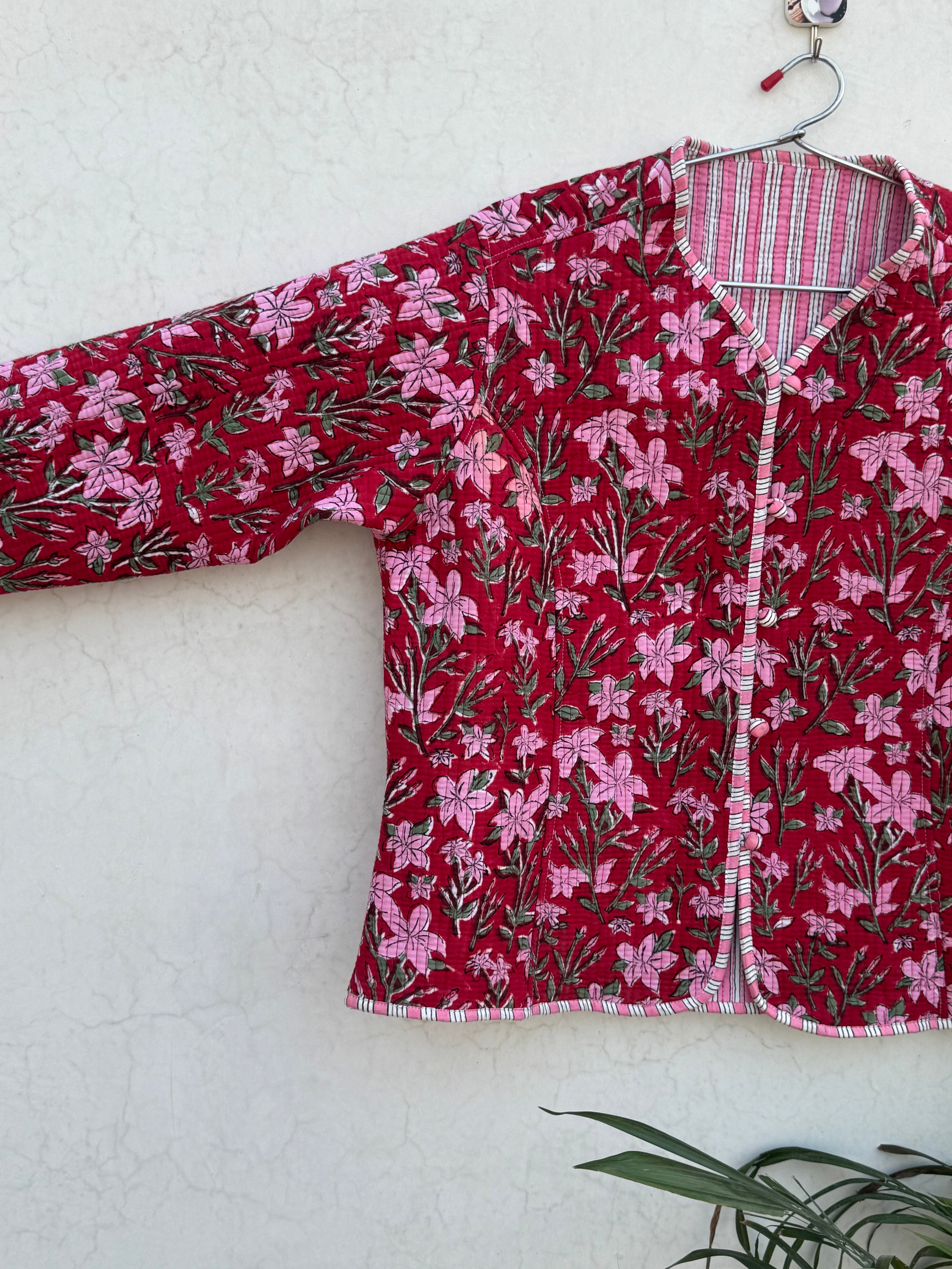 Boho Cotton Quilted Jacket