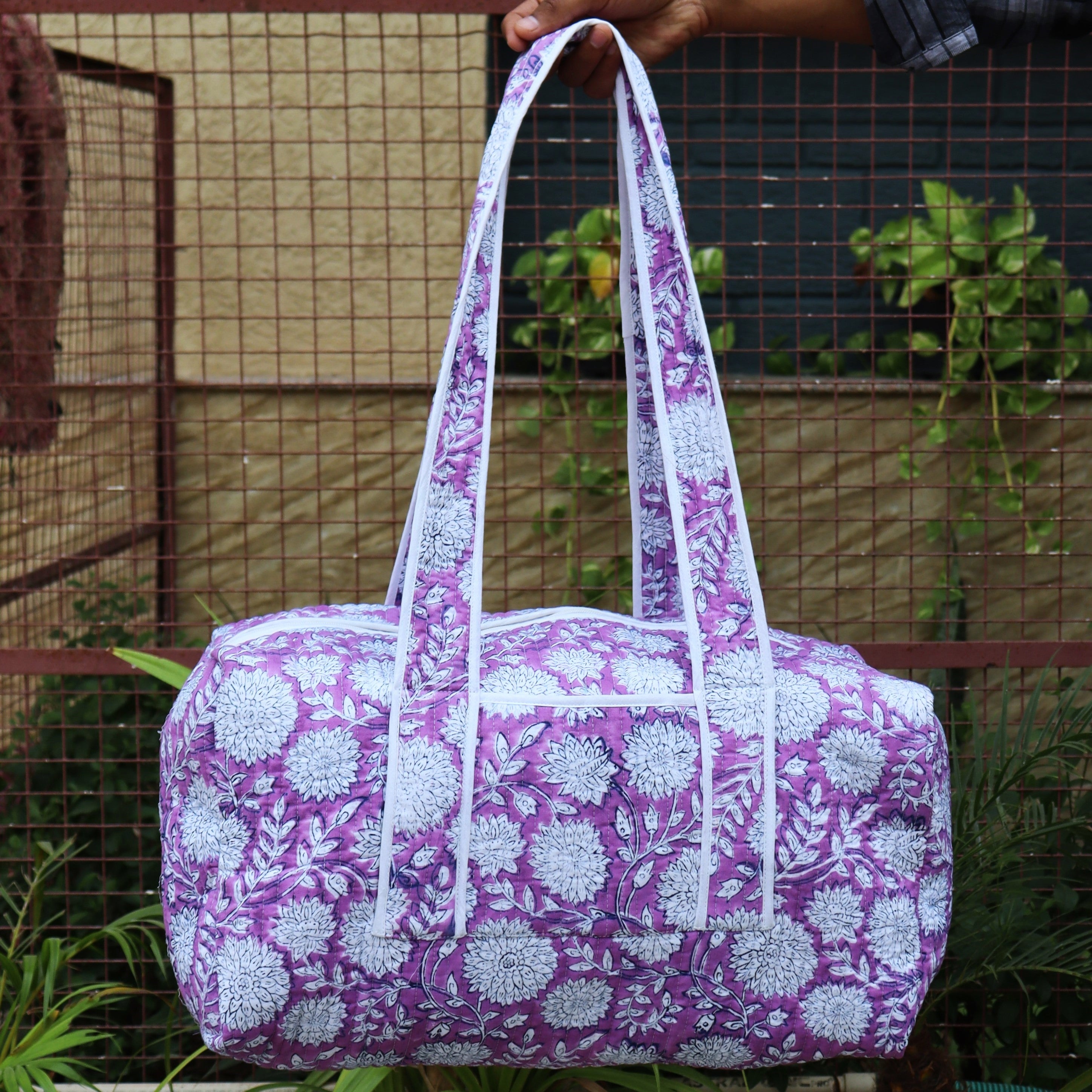 Vintage Boho Weekender Bag