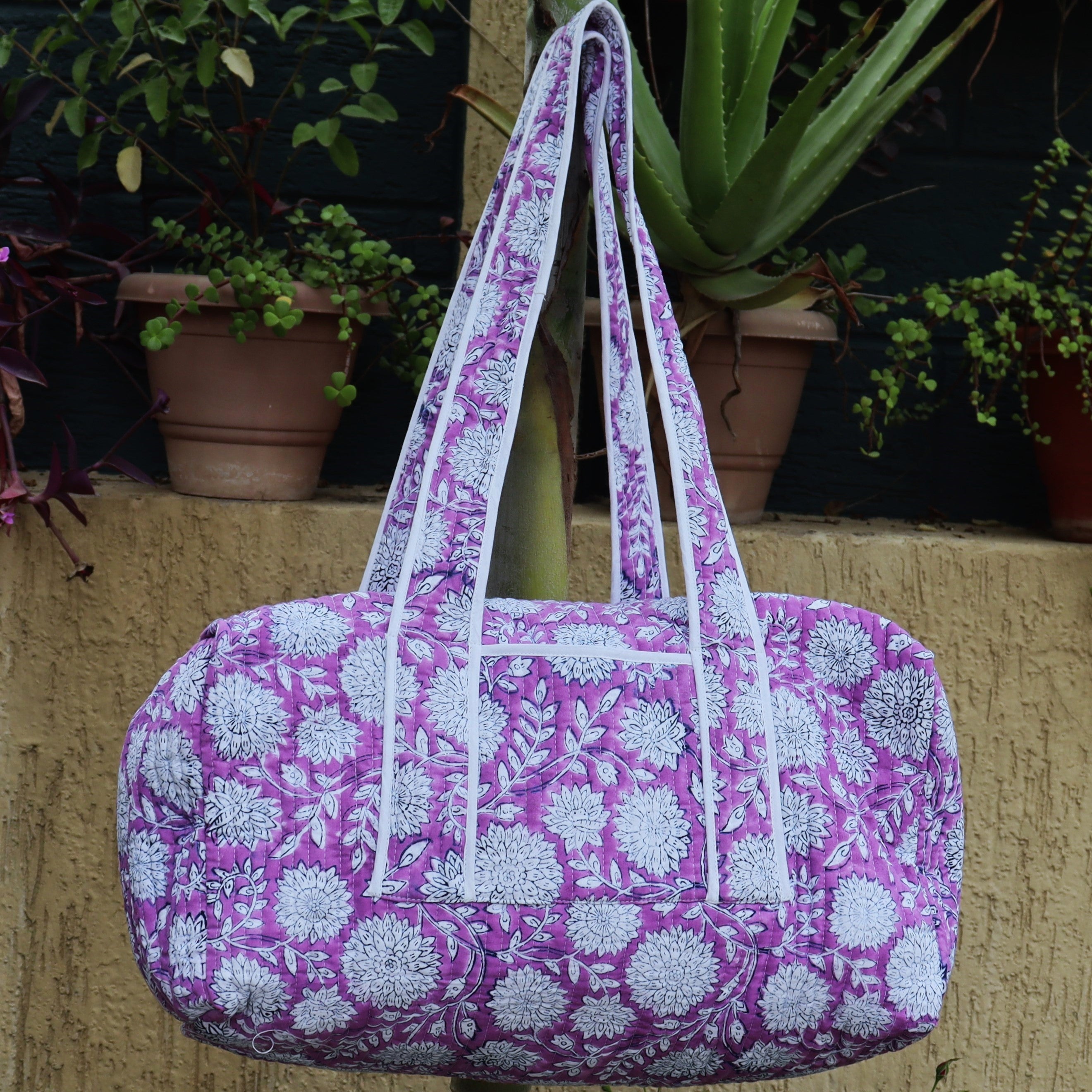 Vintage Boho Weekender Bag