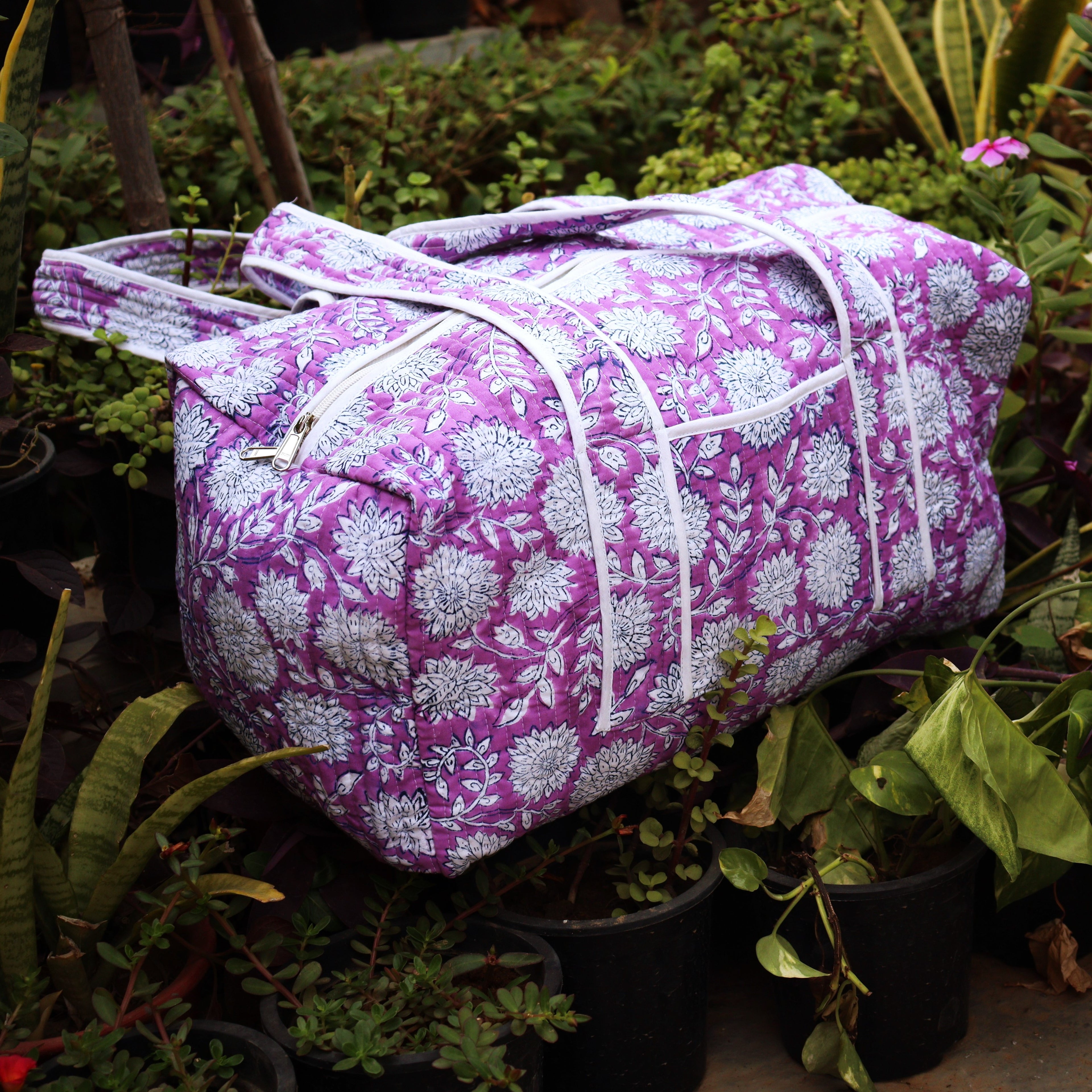 Vintage Boho Weekender Bag