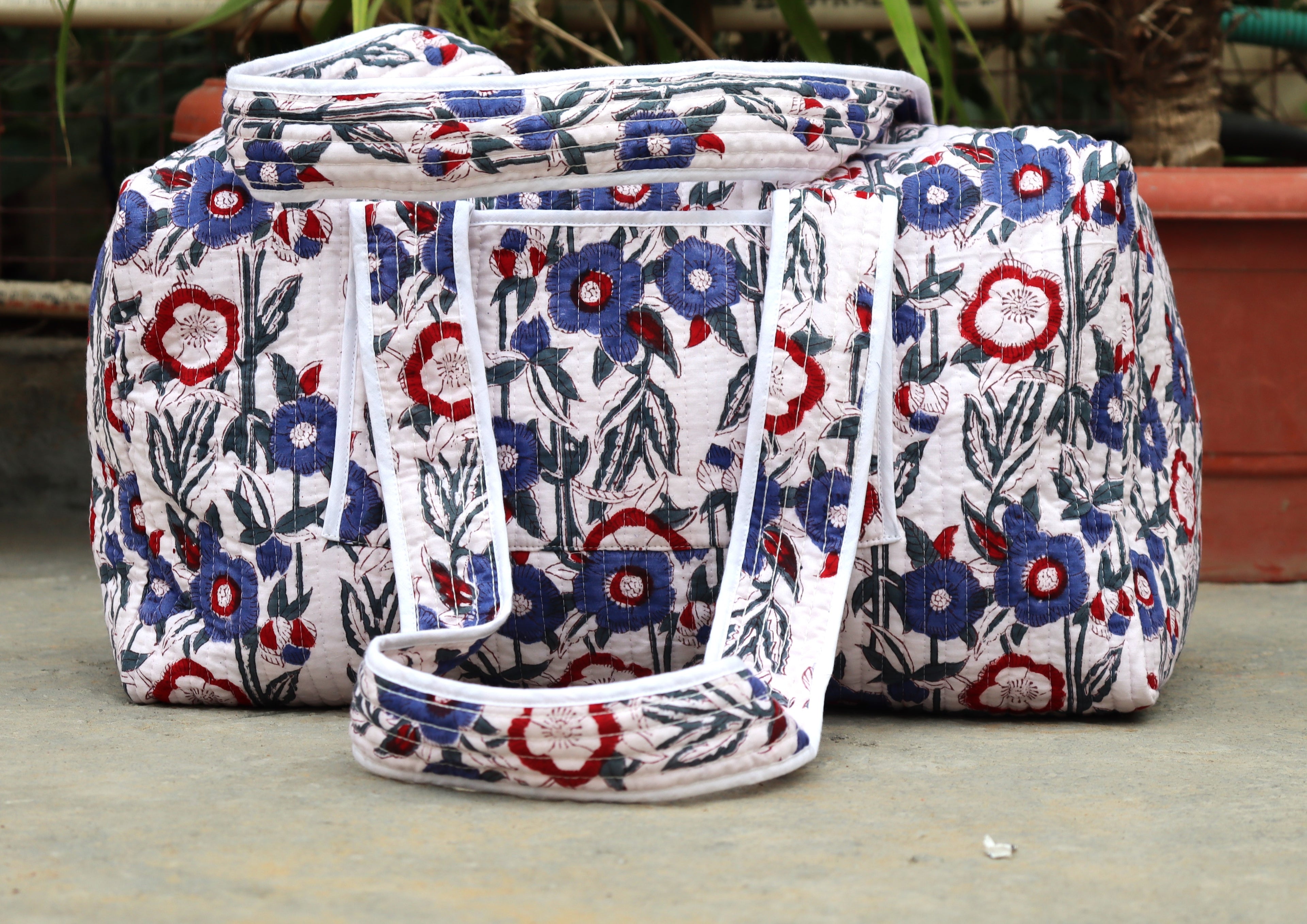 Handmade Luggage Shopping Bag