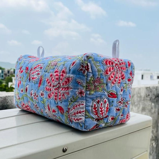 Block Print Cotton Small Hand Bag