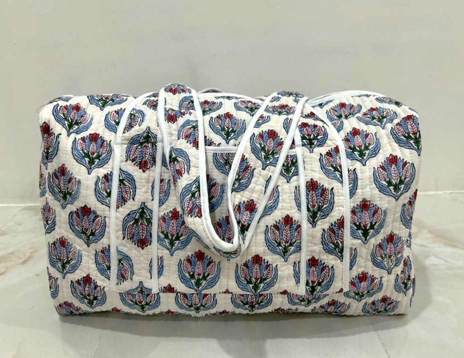 Block Print Shopping Bag