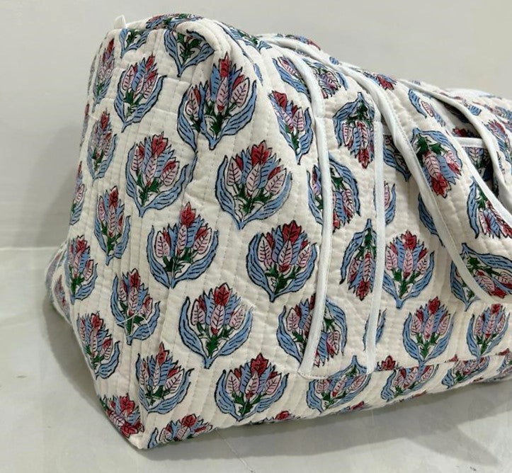 Block Print Shopping Bag