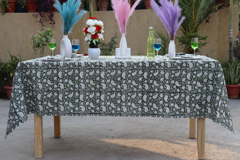 Block Printed Table Cloth