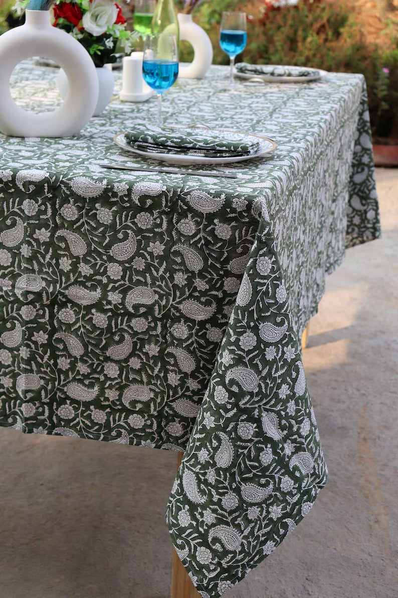 Block Printed Table Cloth