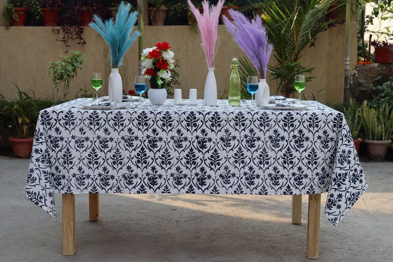 Block Printed Dining Table Cloth