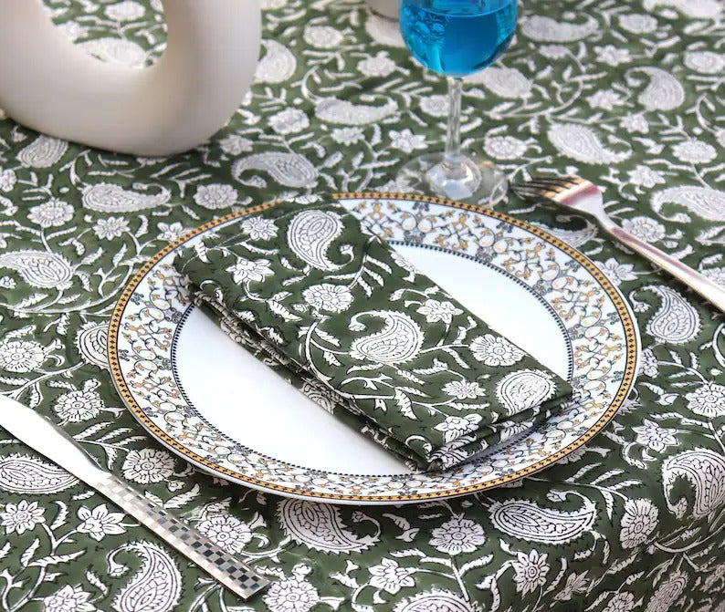 Block Print Cotton Napkins