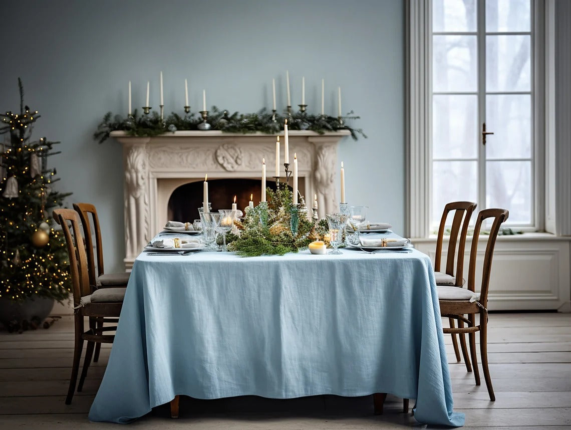 100% Cotton Sky Table Cover