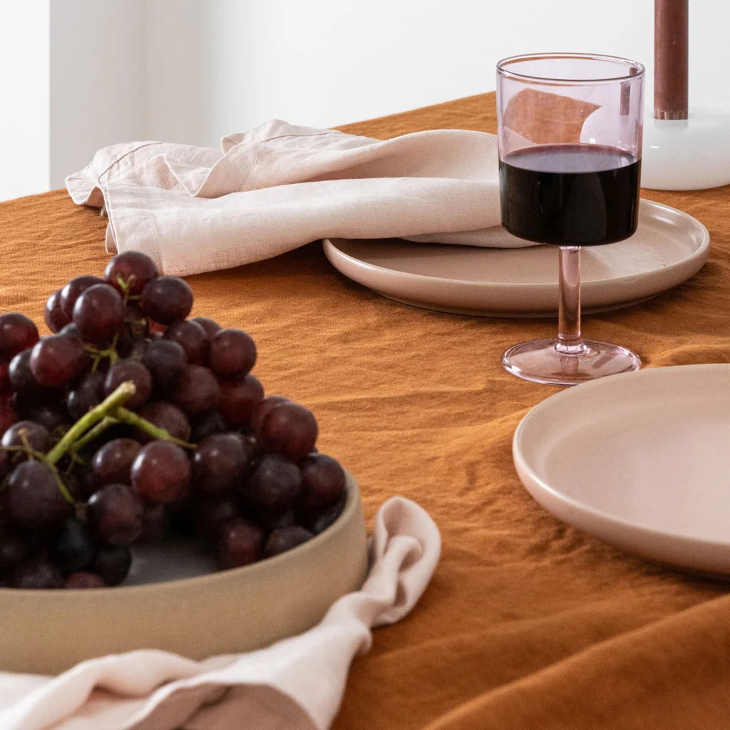 Burnt Orange Tablecloth