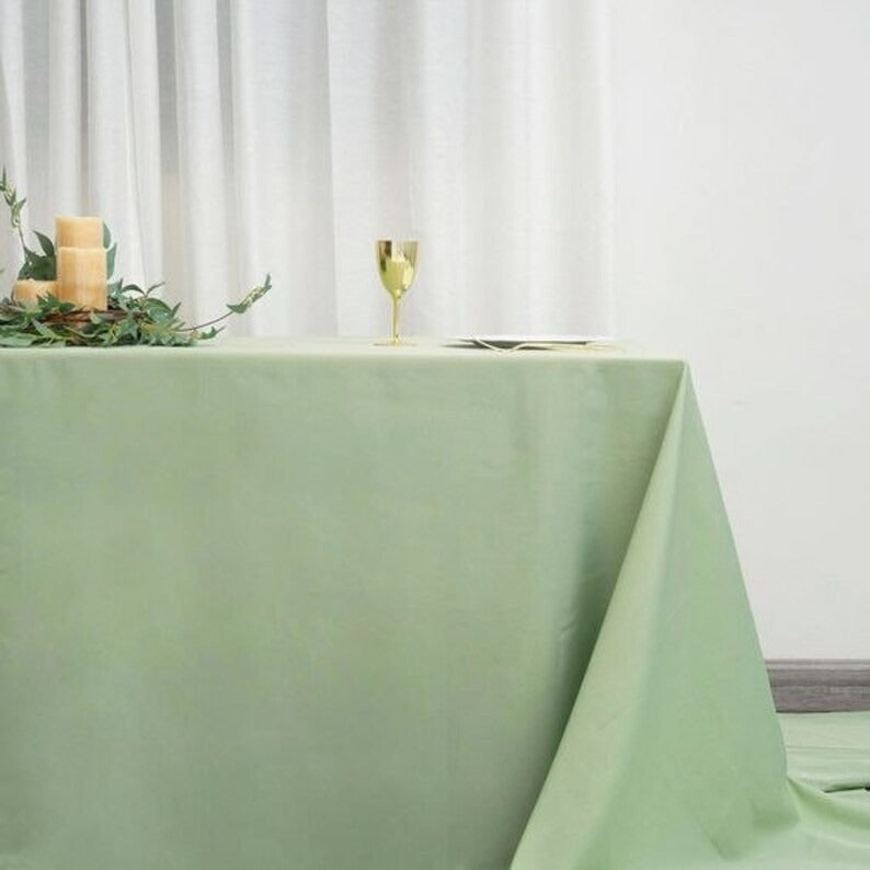 Sage Green Tablecloth