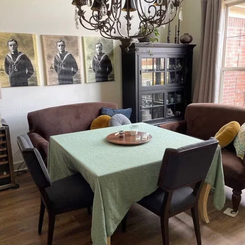 Sage Green Tablecloth
