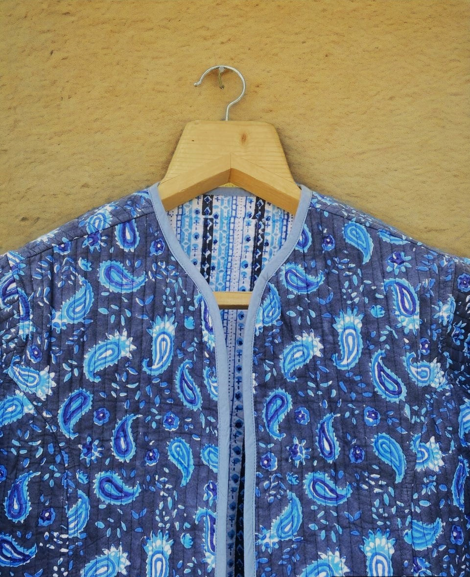 Block Print Quilted Jacket