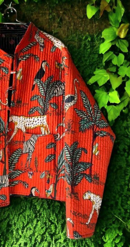 Cotton Quilted Large Jacket