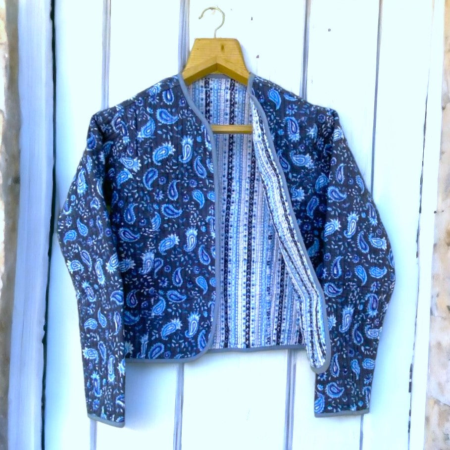 Block Print Quilted Jacket