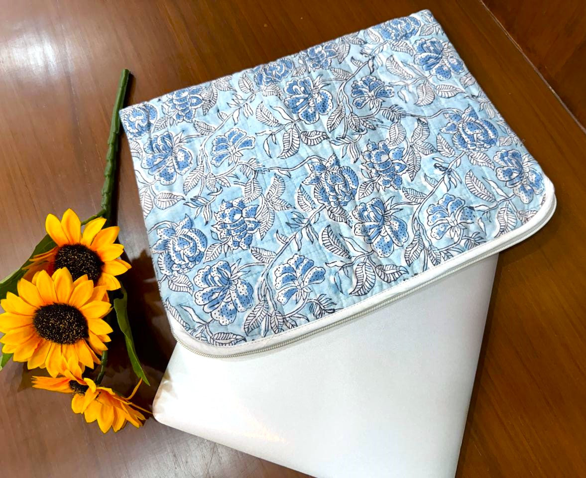 Block Print Laptop Bag